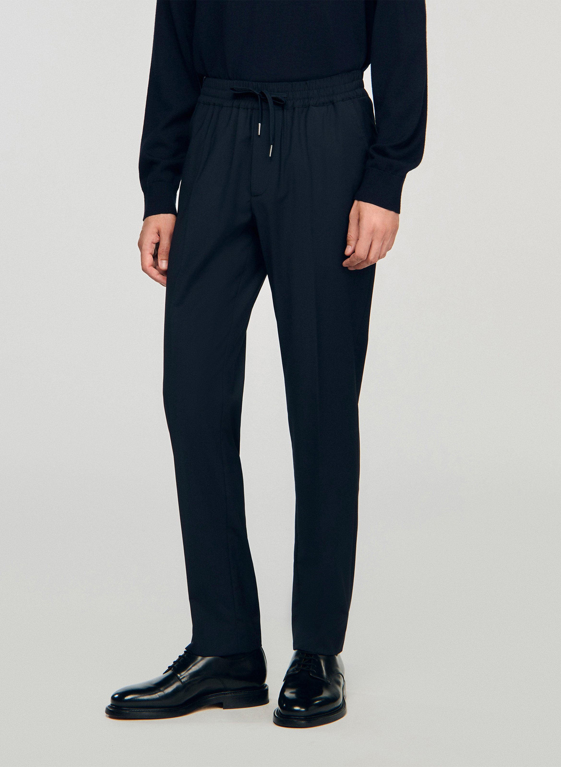 Rechte, elastische broek SANDRO