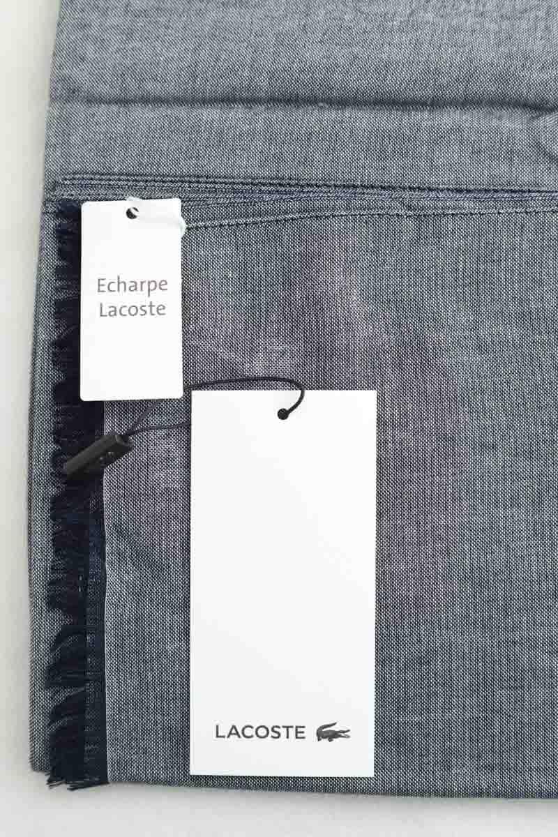 Scarf LACOSTE - SECONDE MAIN Grey