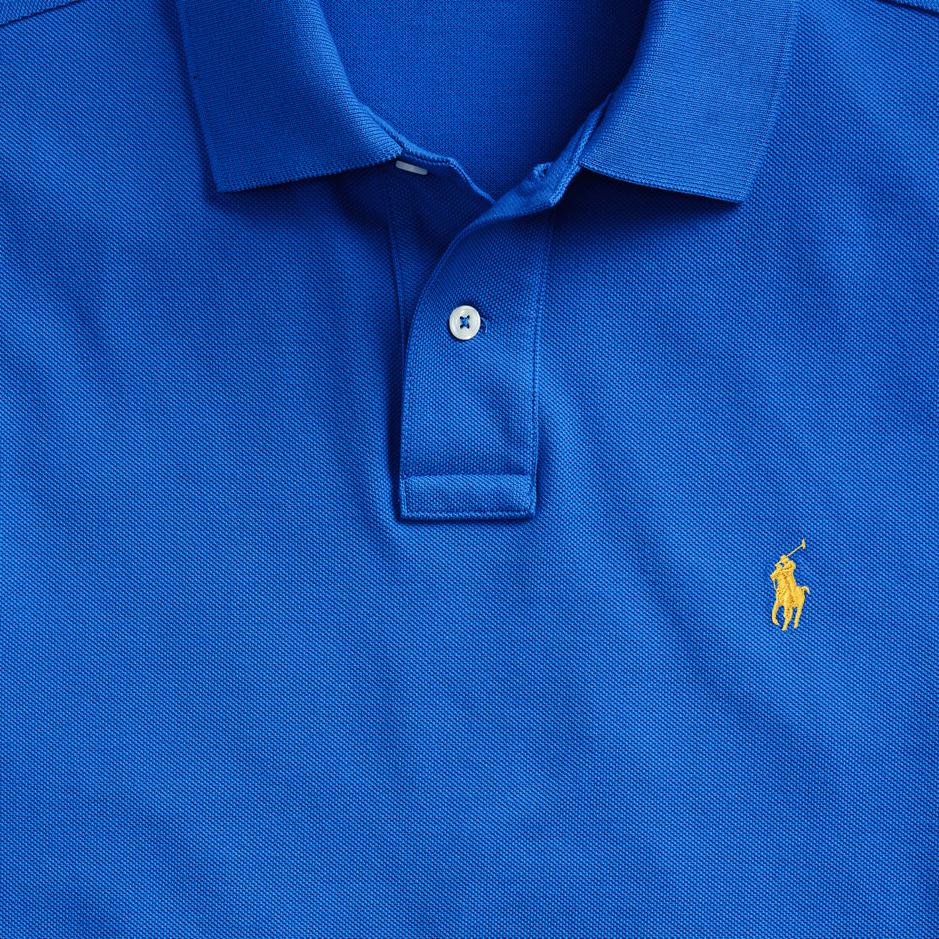 Calib - Kurzärmliges Poloshirt aus Piqué-Baumwolle POLO RALPH LAUREN Blau