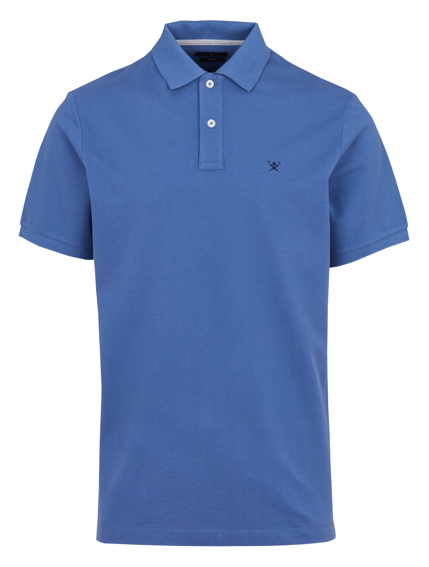 Polo droit manches courtes uni à logo HACKETT