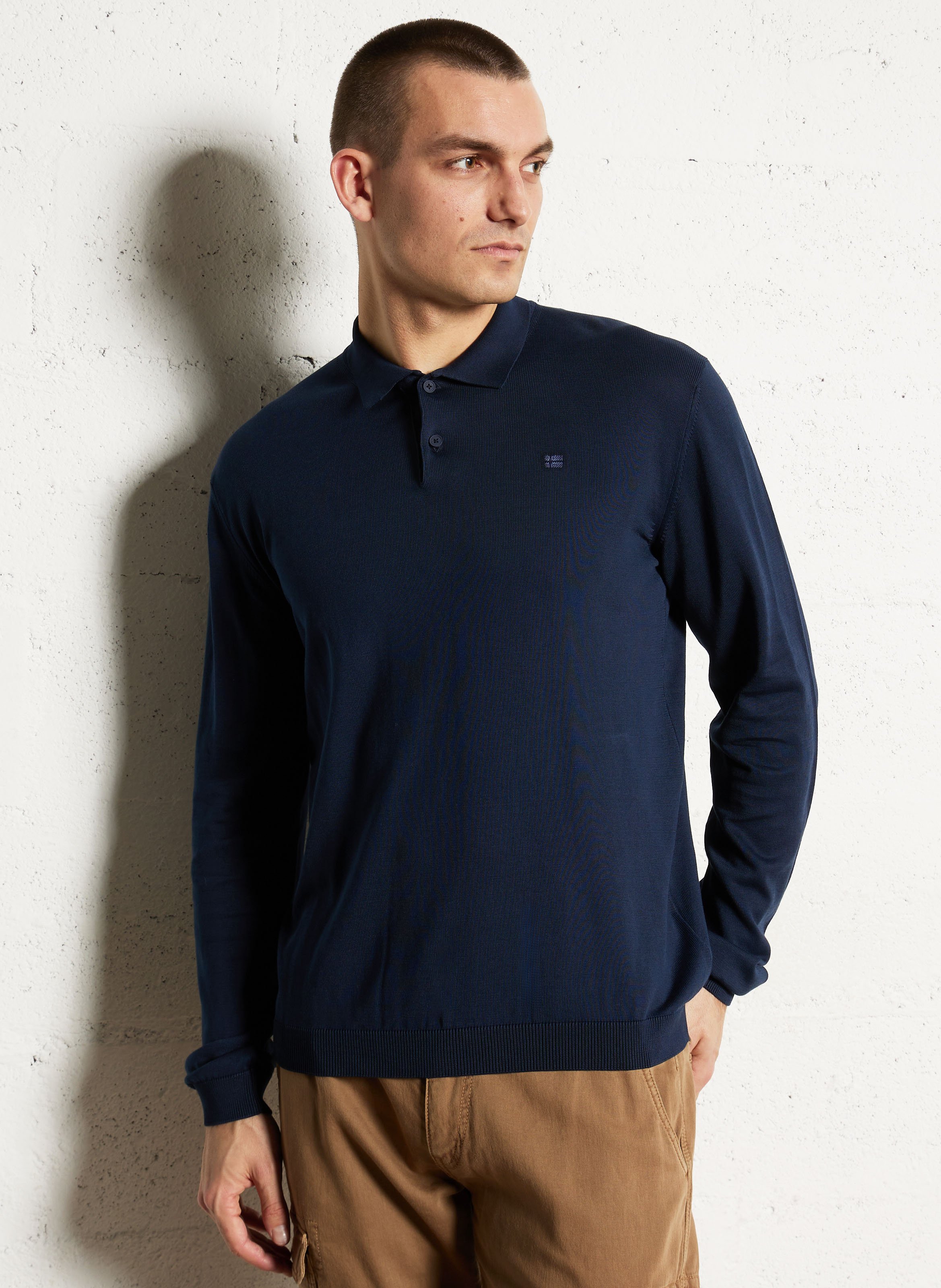 Baumwollpullover mit Polokragen NAPAPIJRI