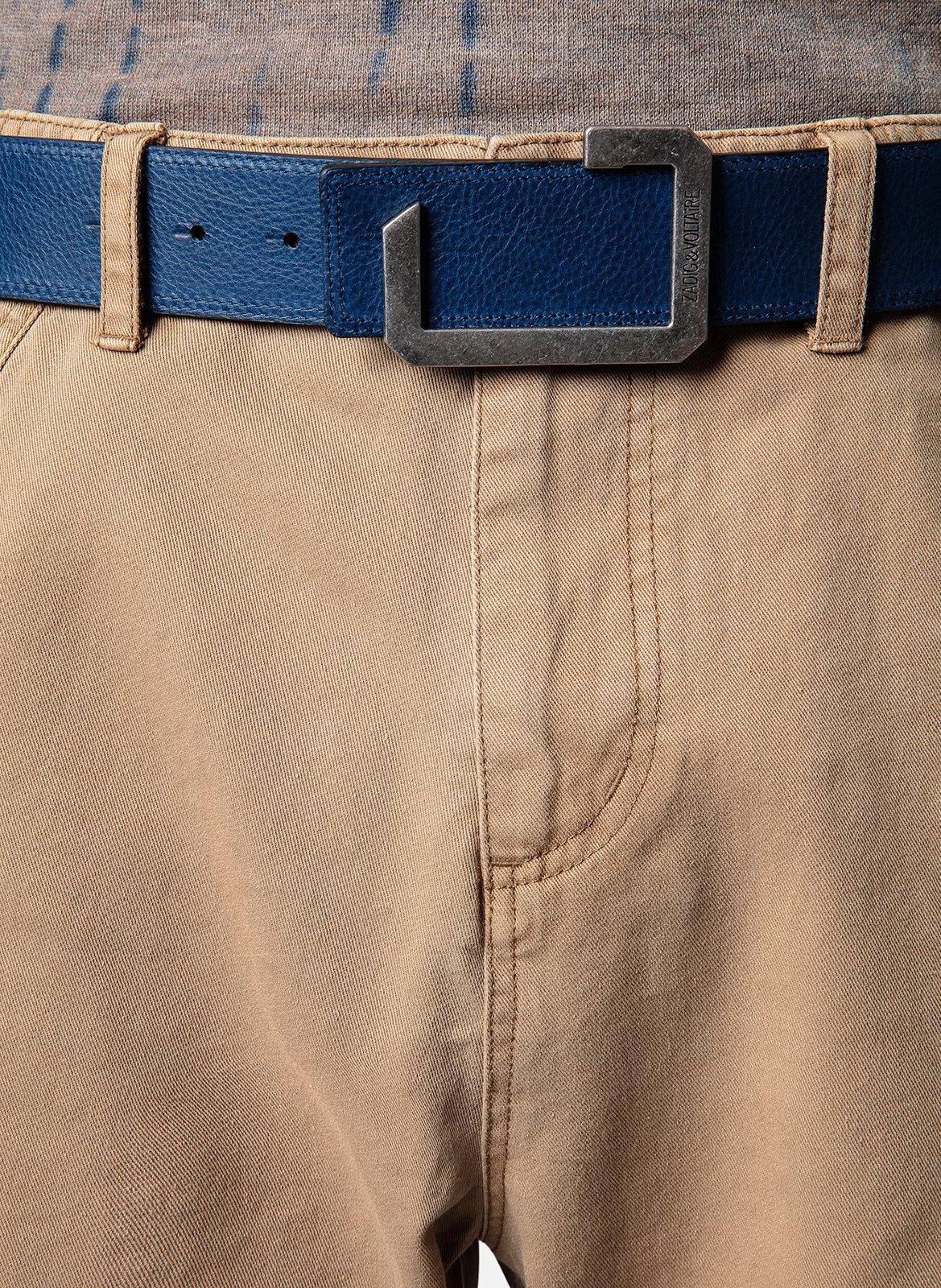 Ceinture en cuir ZADIG&VOLTAIRE Bleu