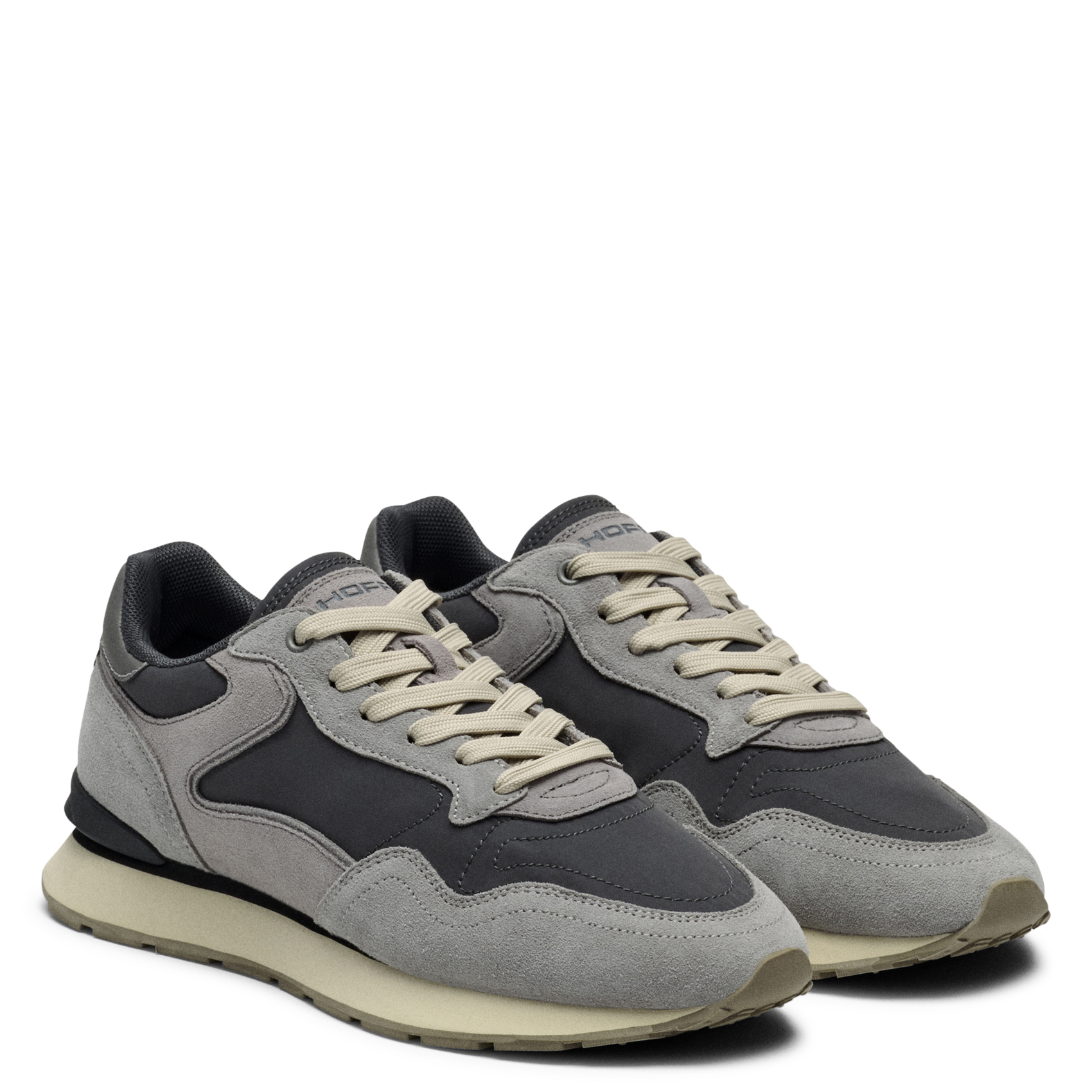 Baskets basses en cuir mélangé HOFF Argent