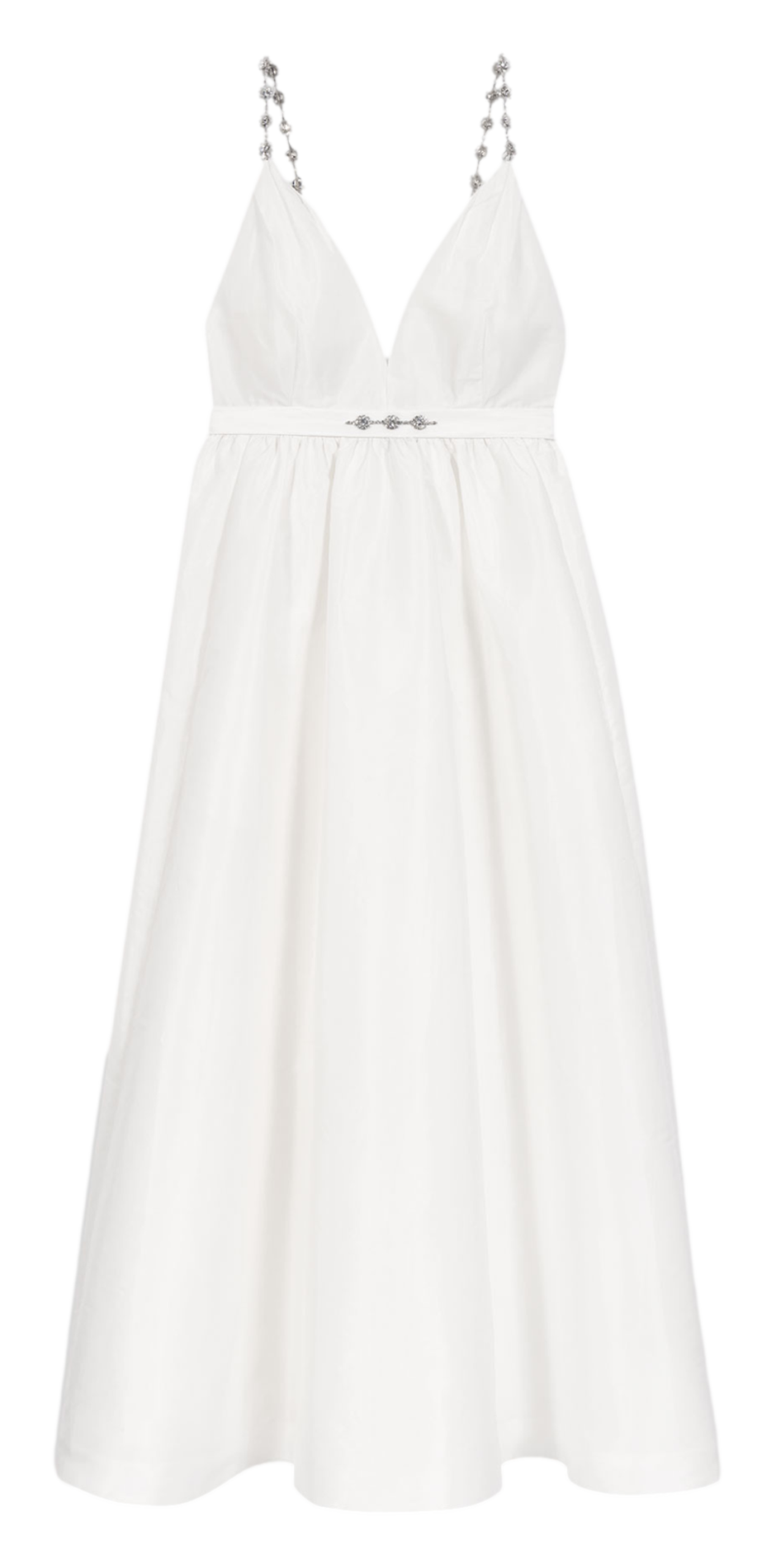 Robe midi cintrée MAJE Blanc
