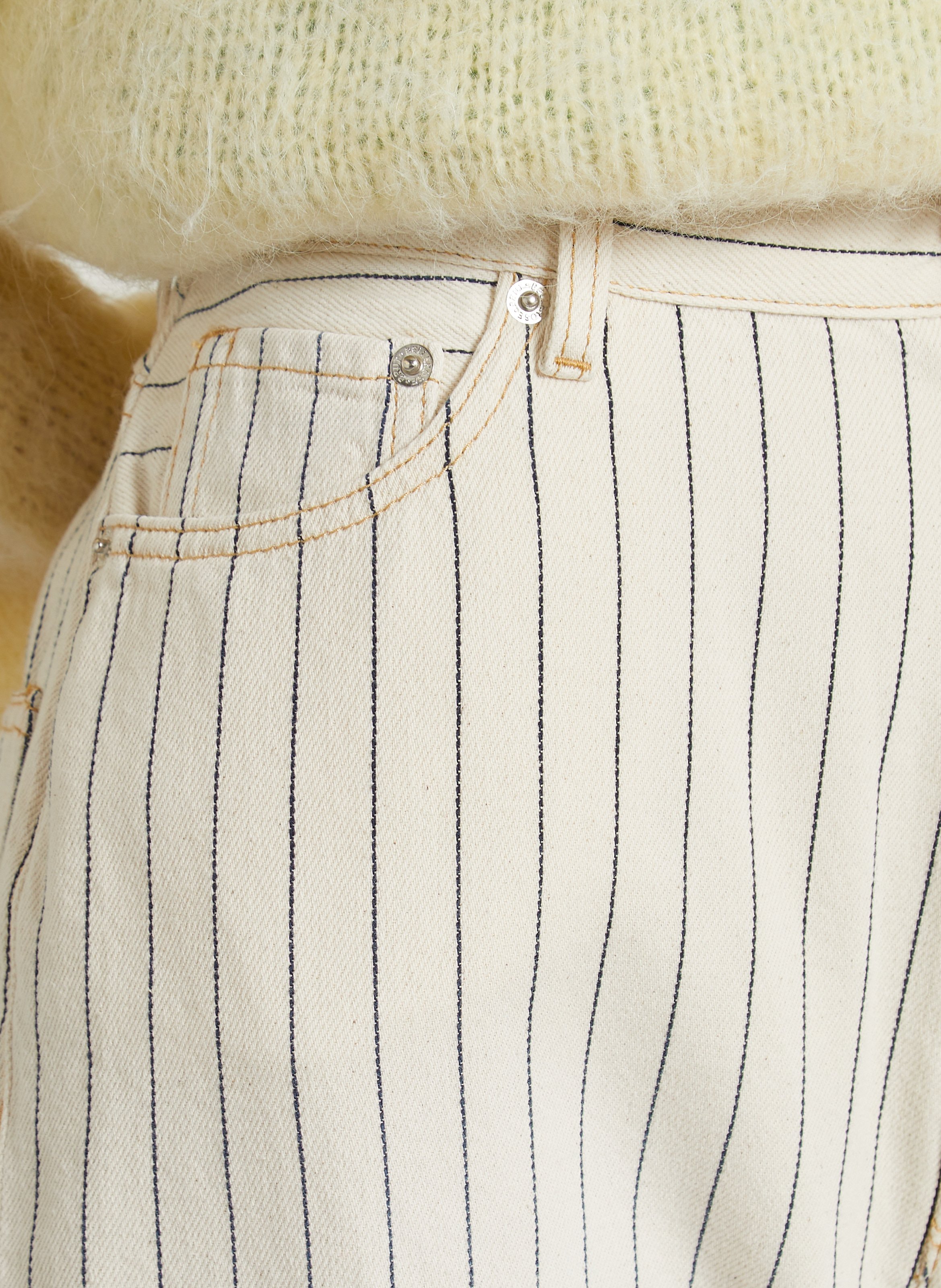 Rechte cardigan met patronen BELLEROSE Blauw