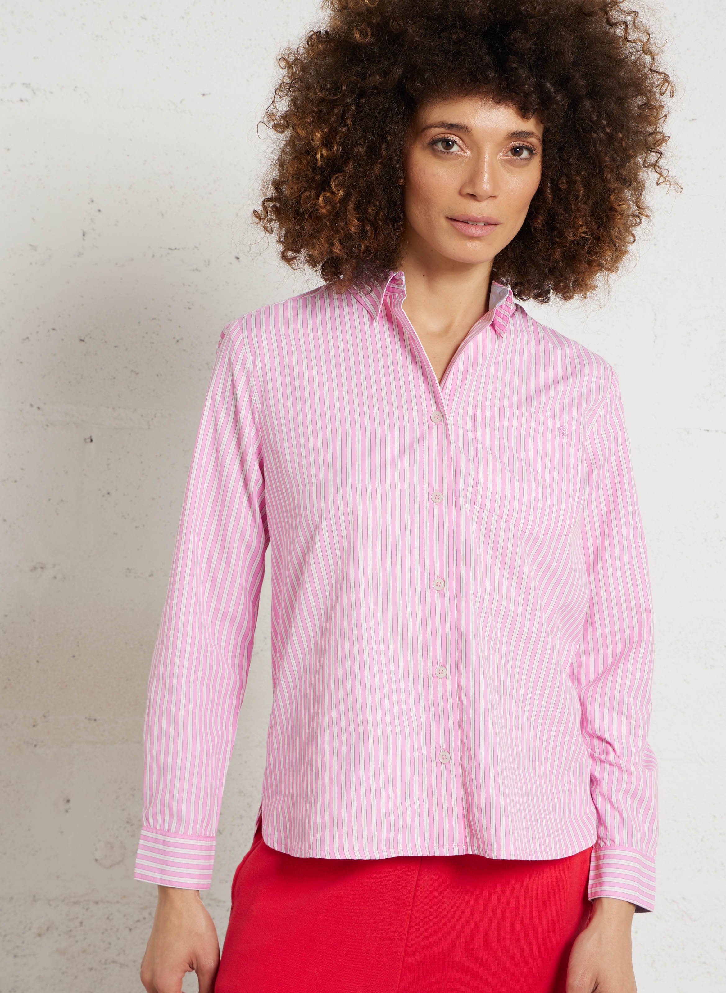 Straight striped shirt with classic collar LA PETITE ETOILE