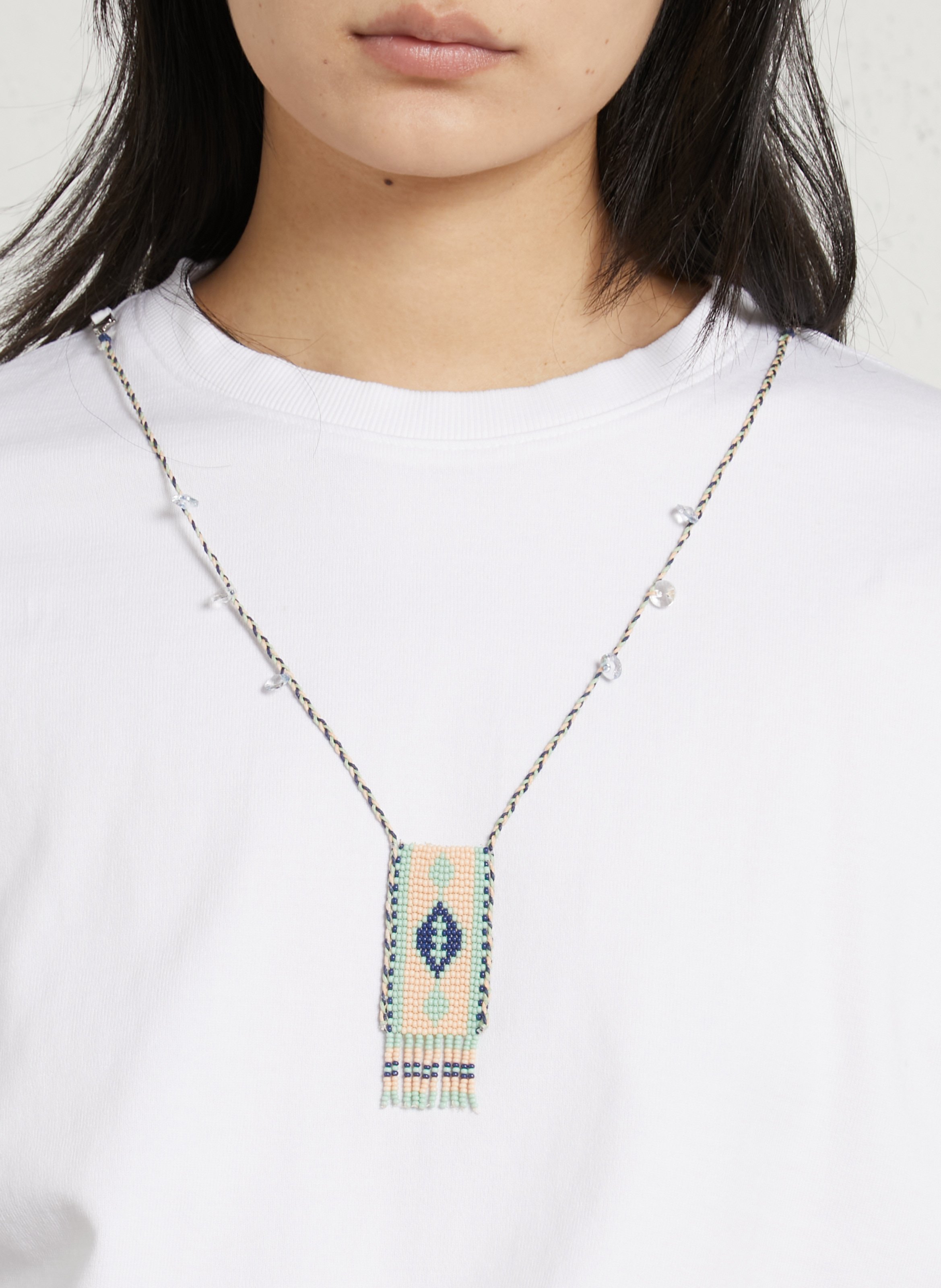 Tailliertes T-Shirt aus Baumwolle BERENICE Weiss