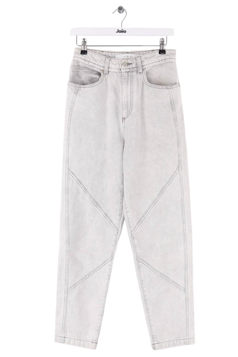 - Straight-leg jeans
- 5 pockets
- Straight cut
- Faded effect IRO - Seconde Main Blue