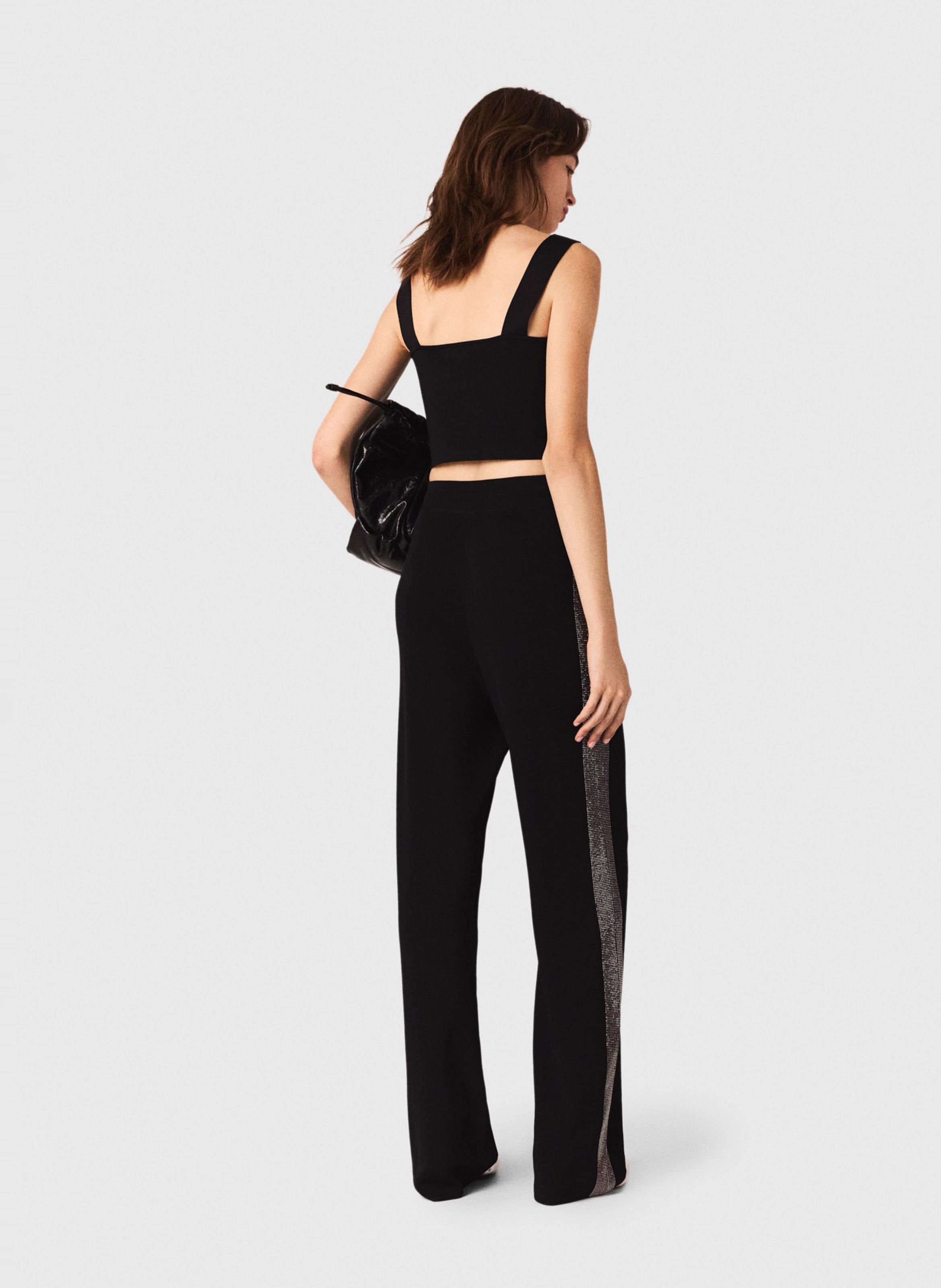 Crop-top MAJE Zwart
