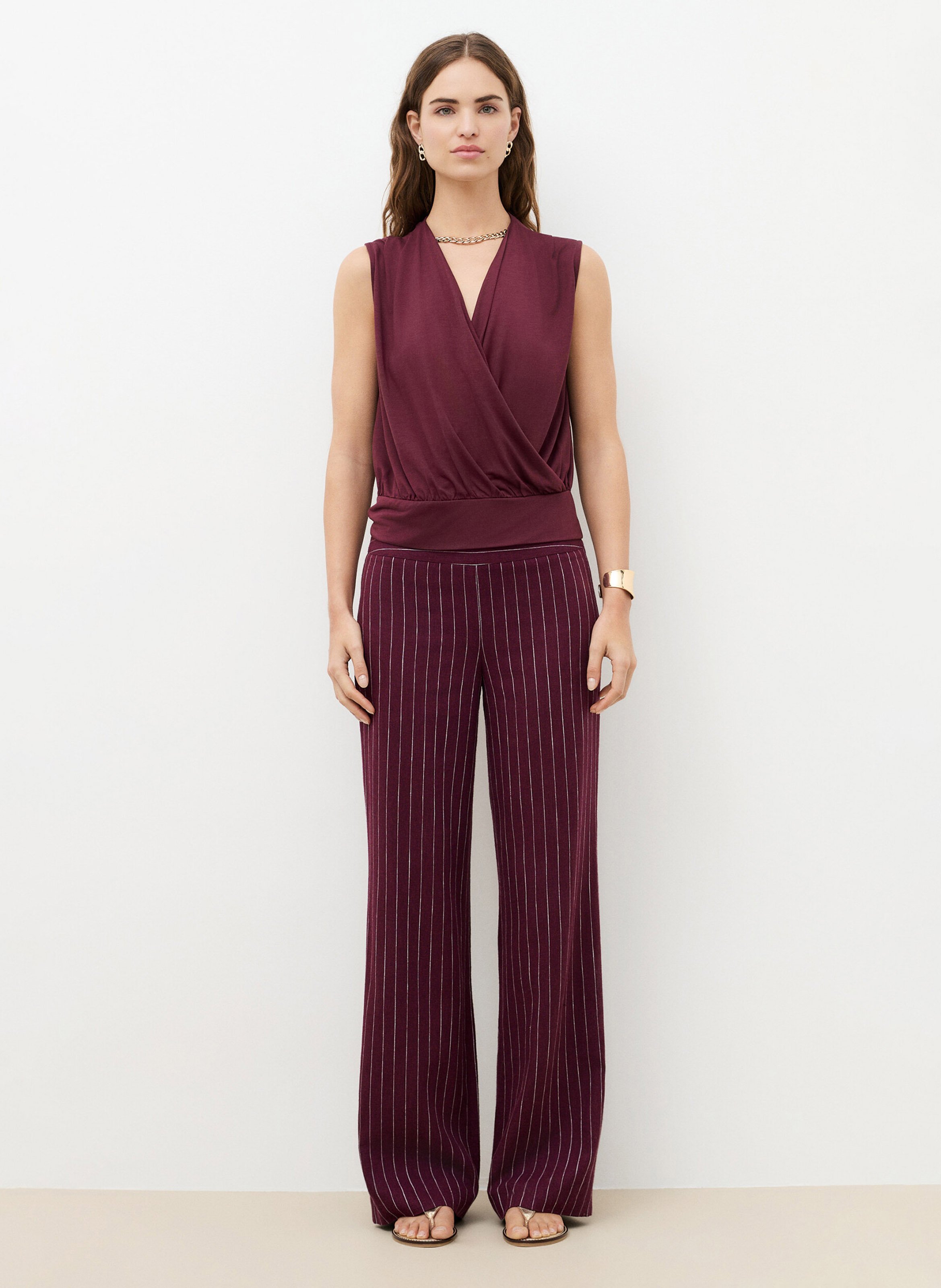 Top col V CAROLL Violet