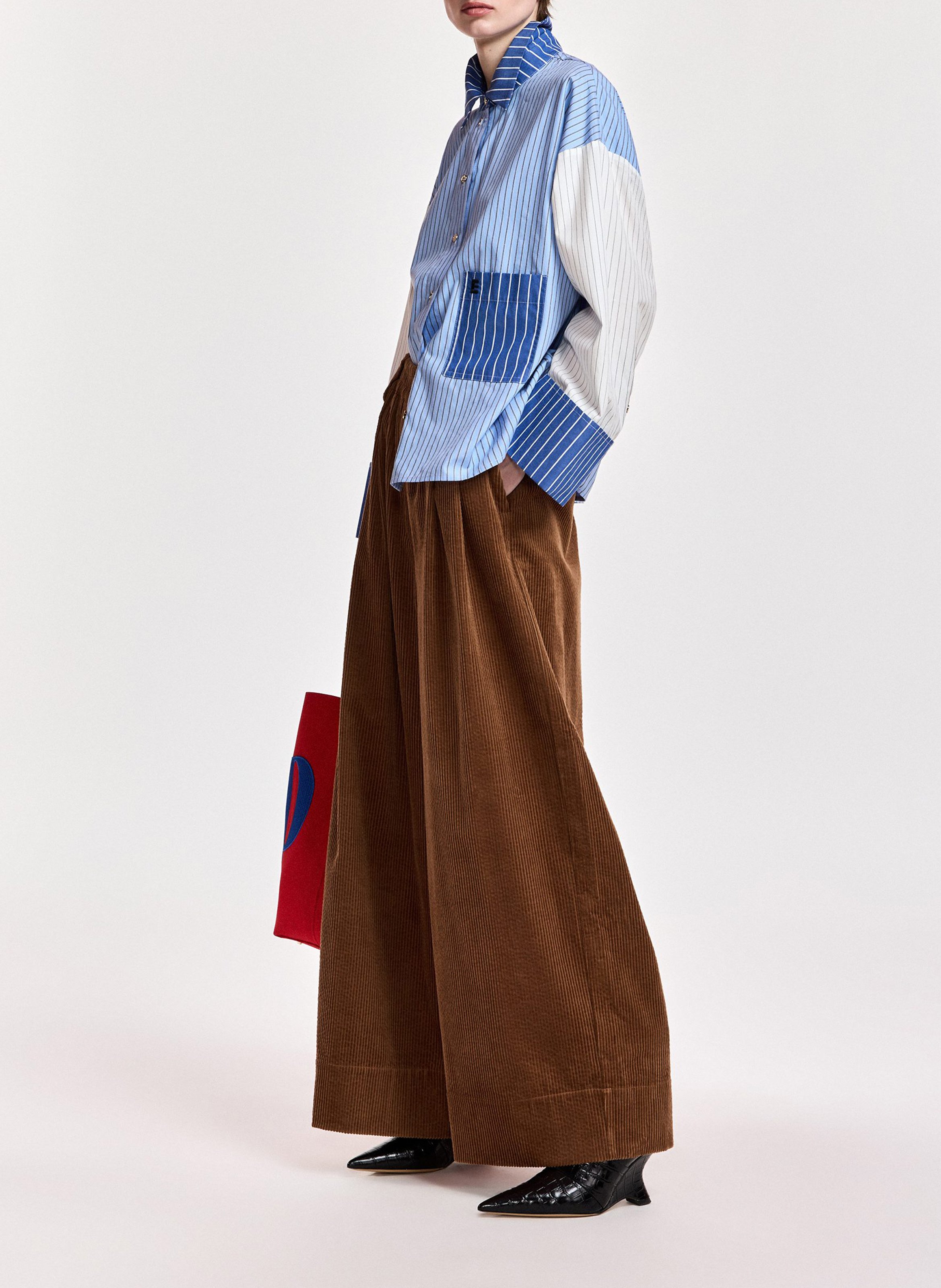 Chemise oversize en coton bio ESSENTIEL ANTWERP Blanc