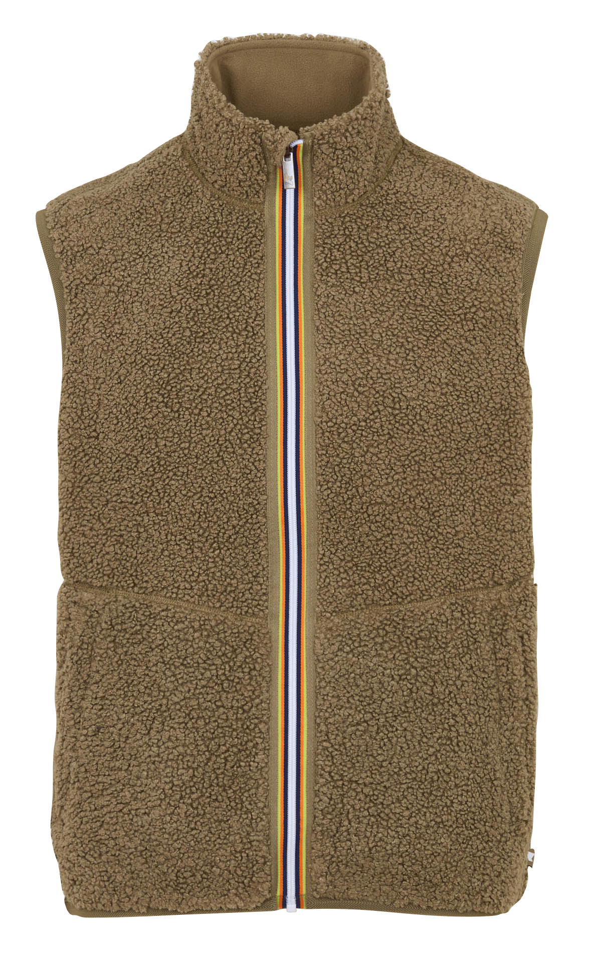 Gilet droit en sherpa K-WAY