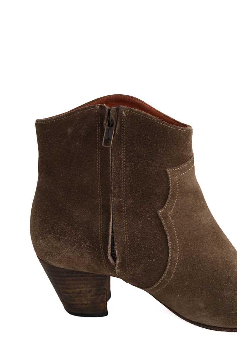 Ankle boots ISABEL MARANT - Seconde Main Khaki