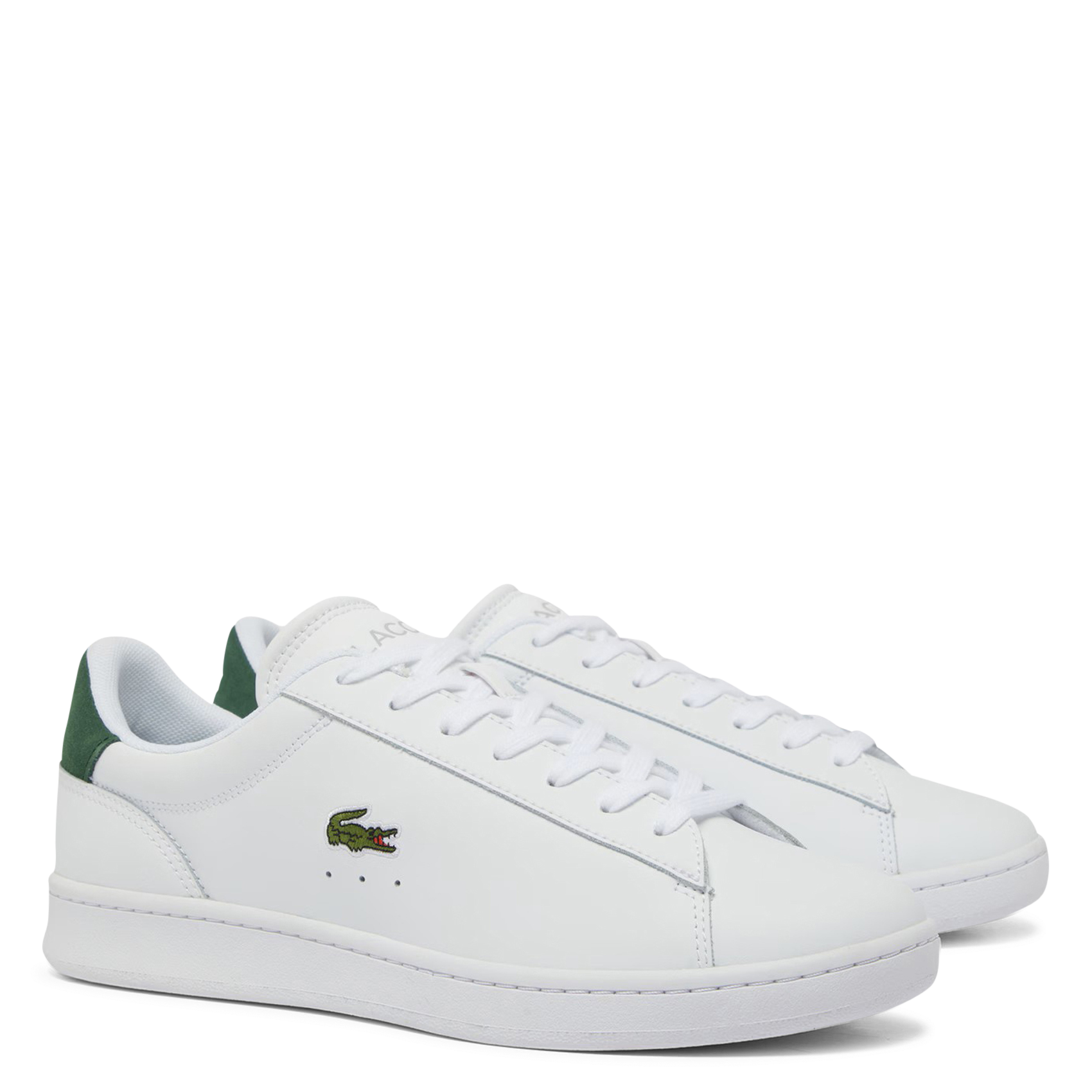 Baskets basses en cuir LACOSTE Blanc