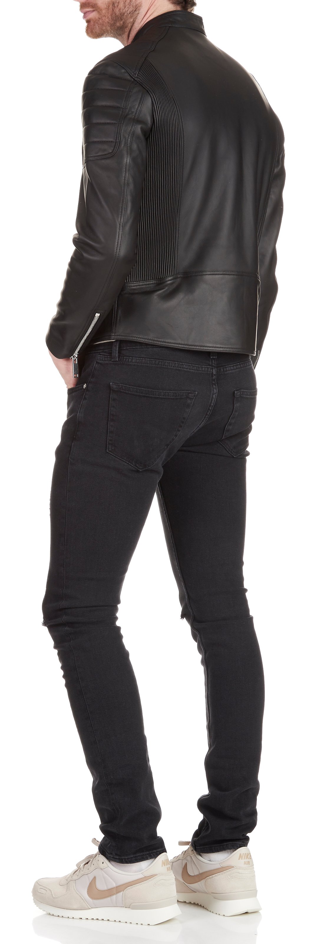 Tee-shirt col rond slim-fit en coton POLO RALPH LAUREN Beige