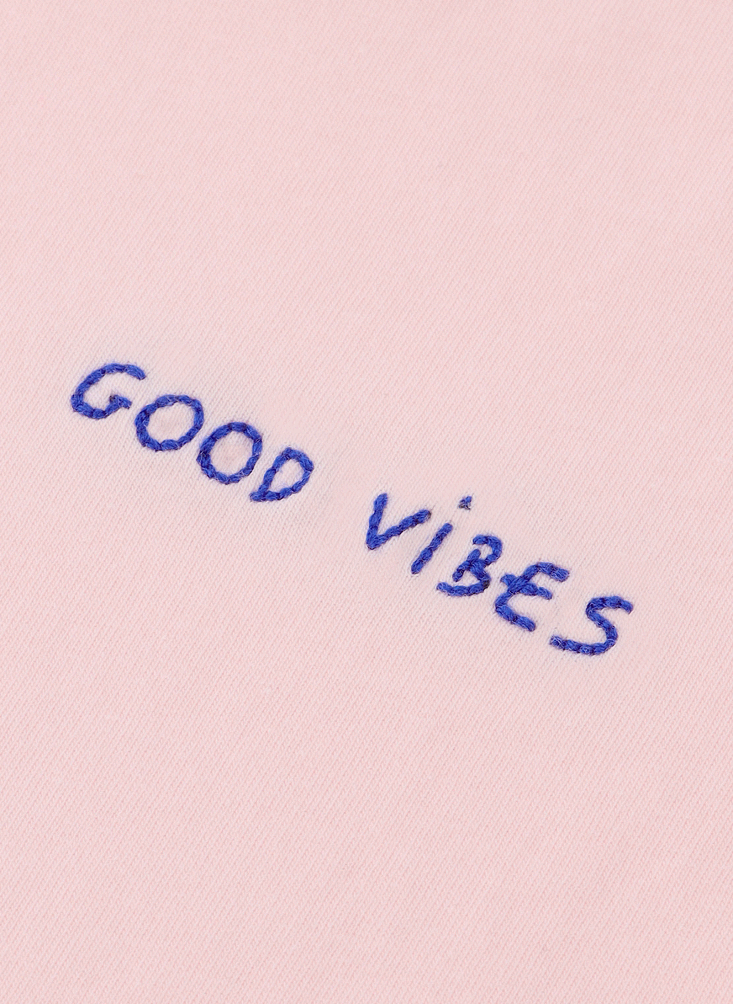 Round-neck cotton T-shirt MAISON LABICHE Pink