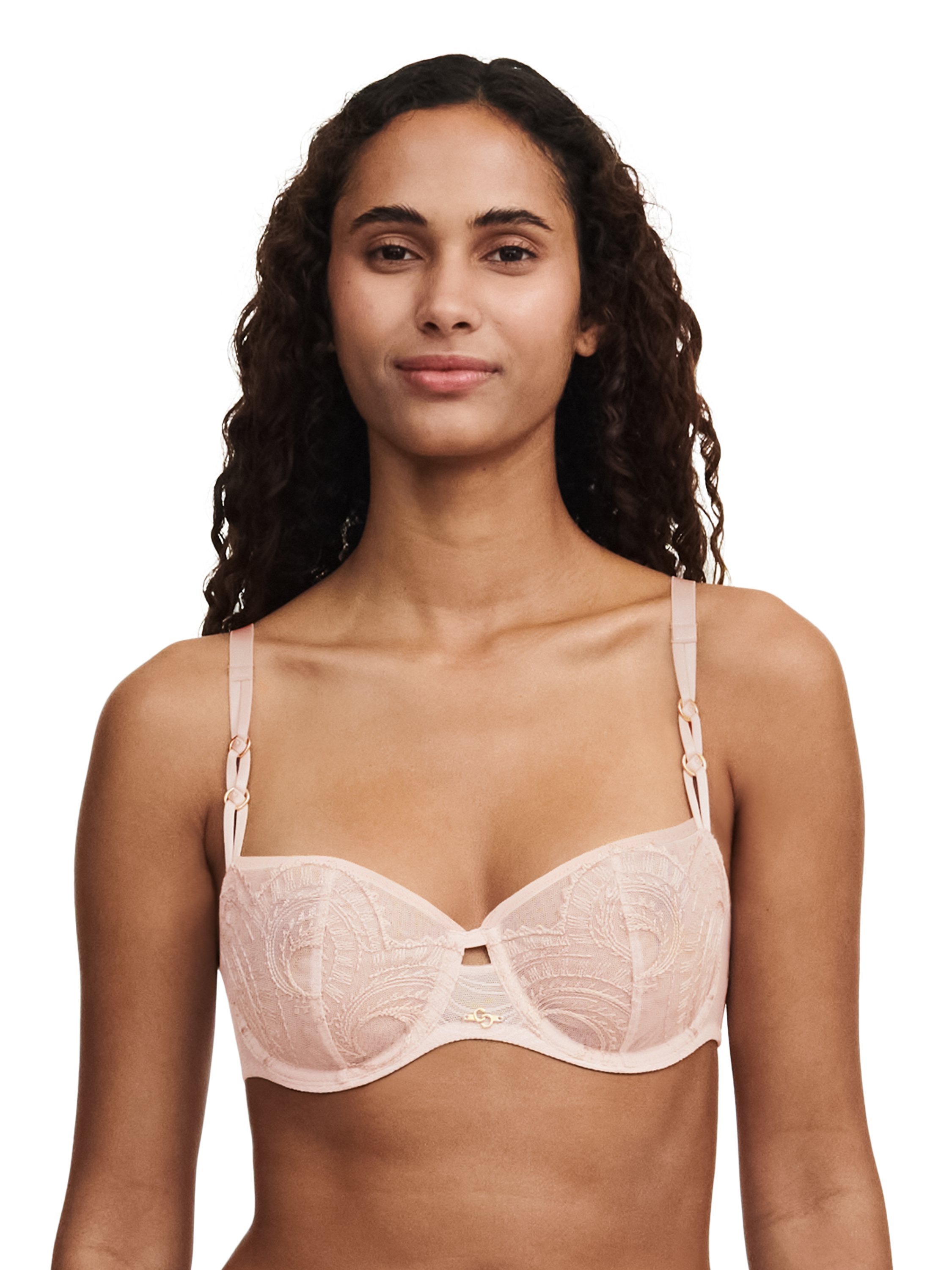A Fleur De Toi demi-cup bra CHANTELLE Pink