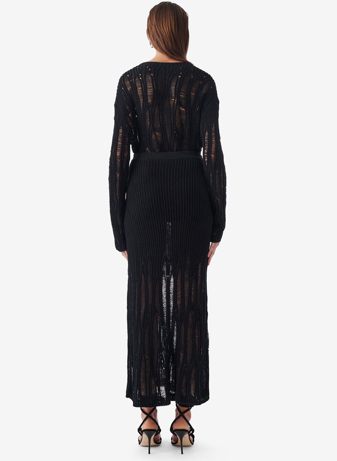 Halflange tricotrok IRO Black