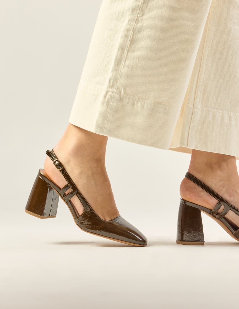 Escarpins ODAJE EX. M.MOUSTACHE Khaki