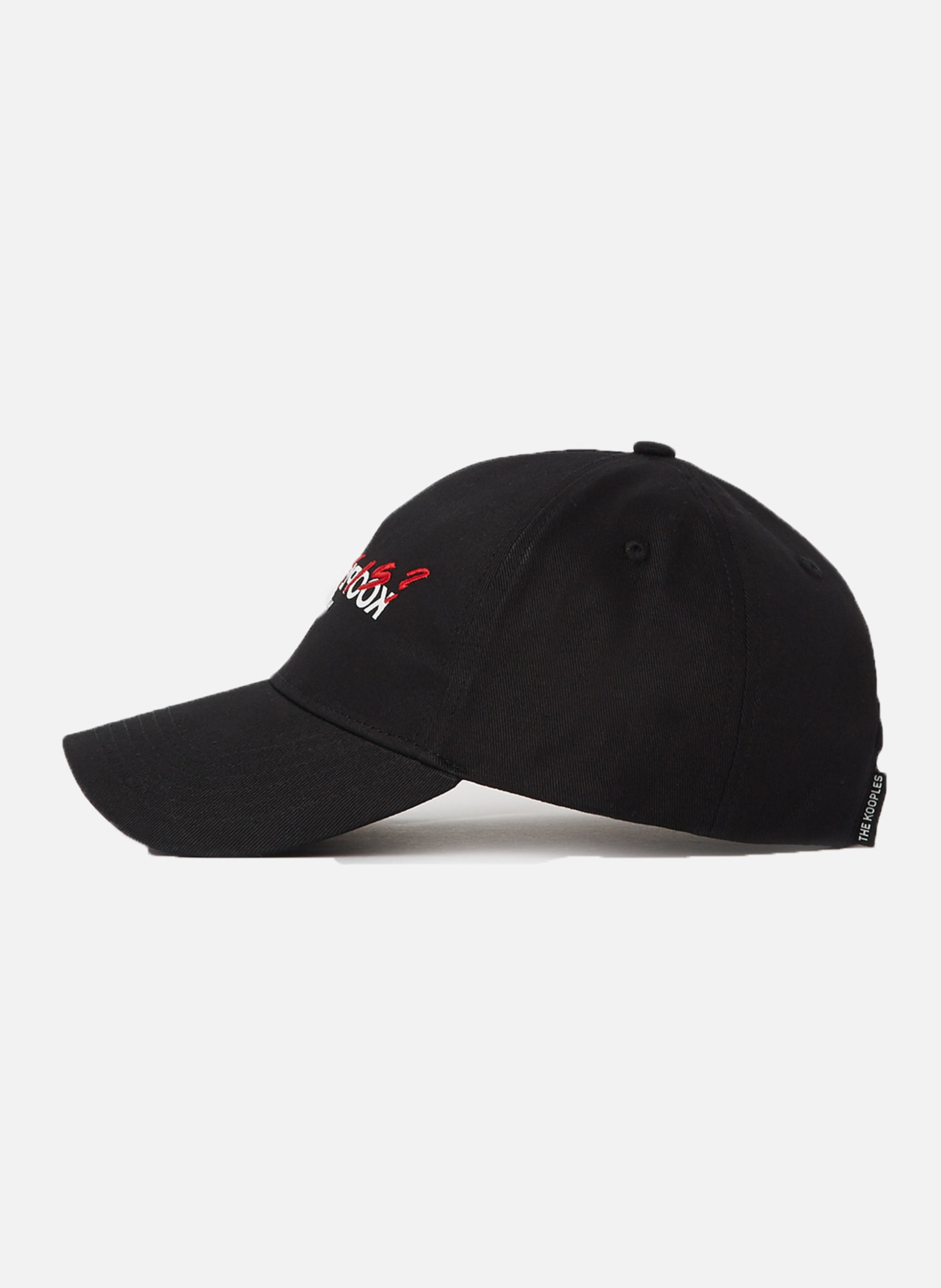 Cotton logo cap. THE KOOPLES Black