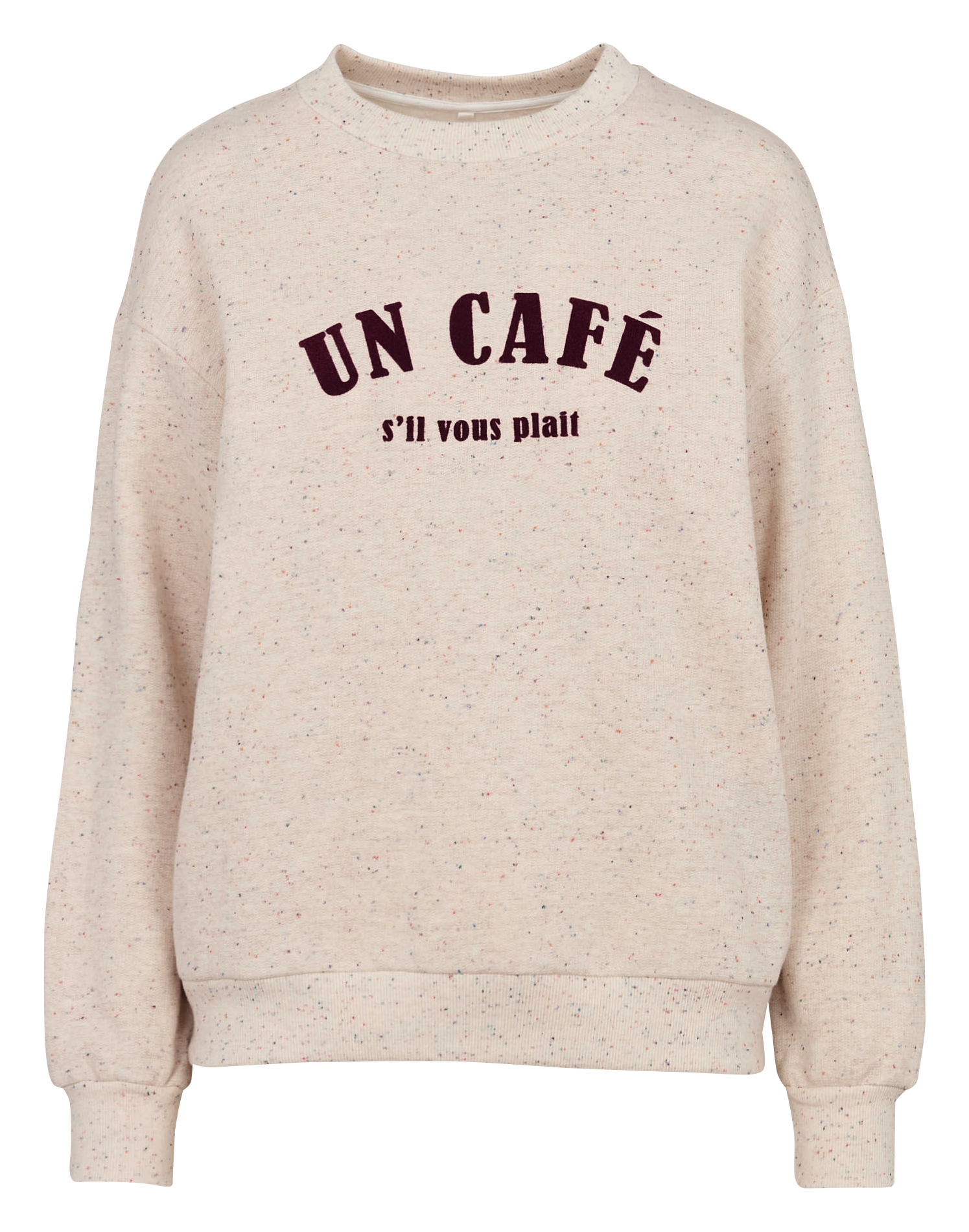 Straight cotton-blend sweatshirt I CODE White