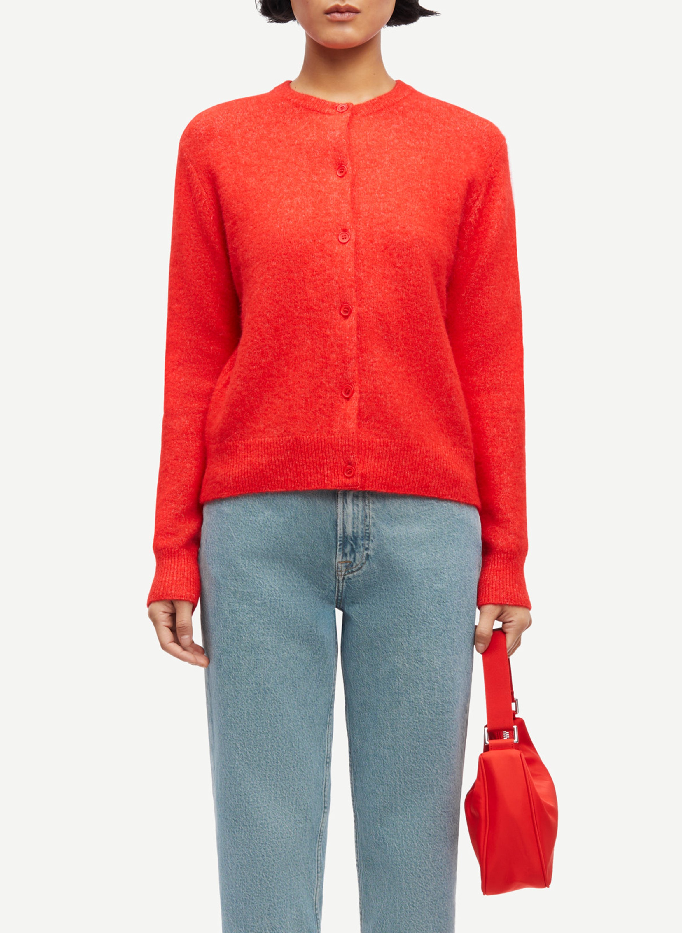 Wool-blend cardigan SAMSOE SAMSOE