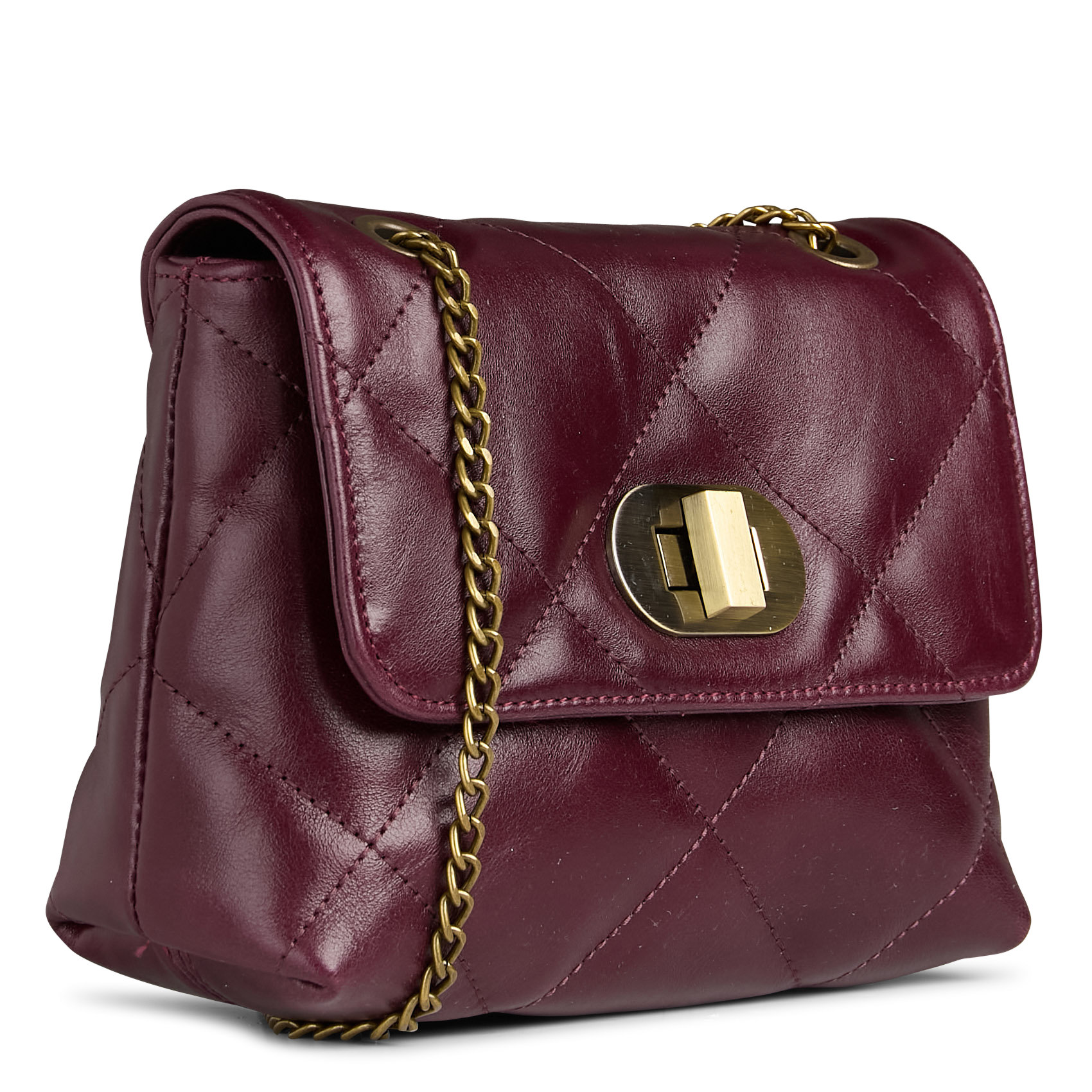 Sac bandoulière en cuir MAISON 123 Rouge