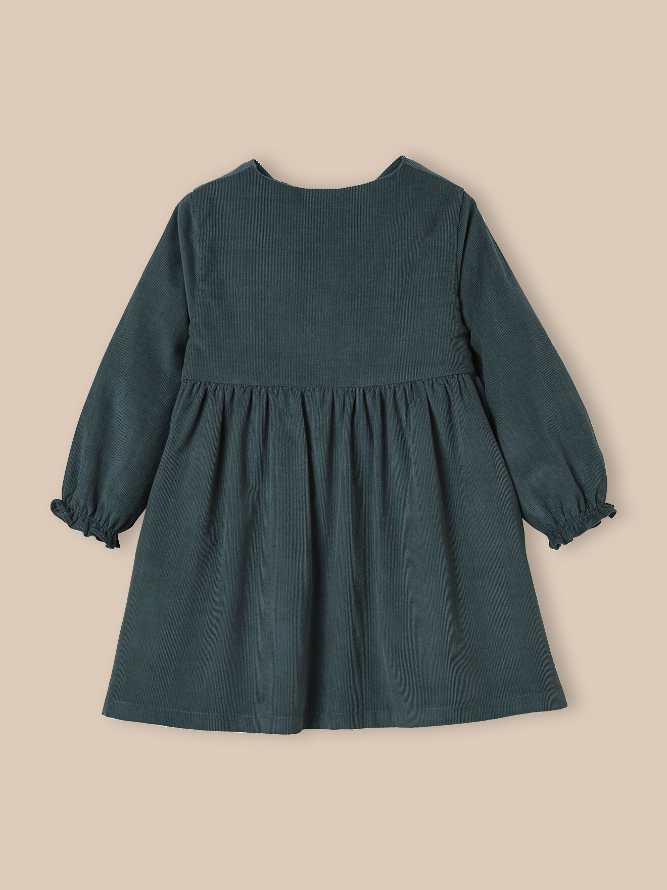 Velvet dress CYRILLUS Green