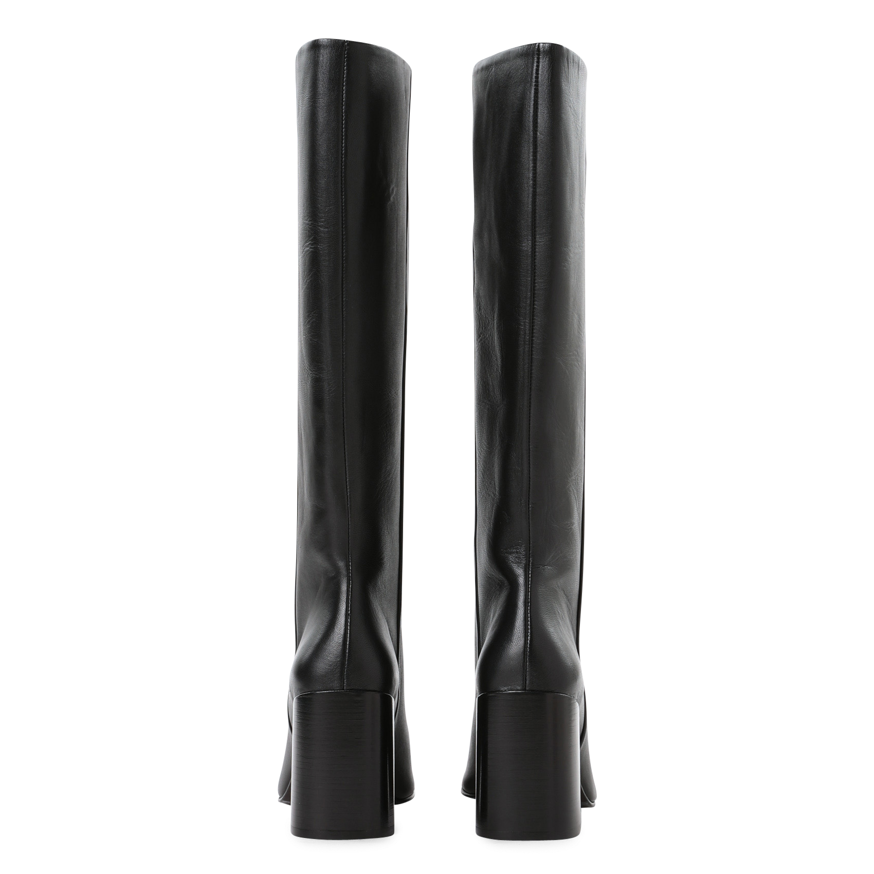 Bottes à talons en cuir  BOBBIES Noir