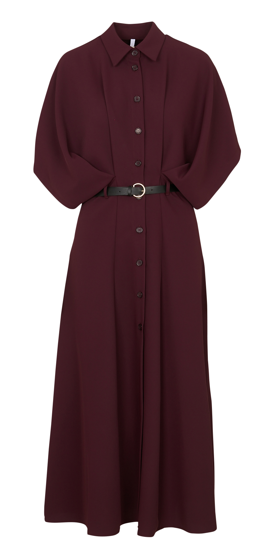 Robe longue col classique  IMPERIAL Rouge