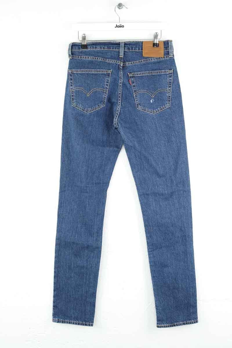 Cotton straight jeans LEVI'S - Seconde main Blue