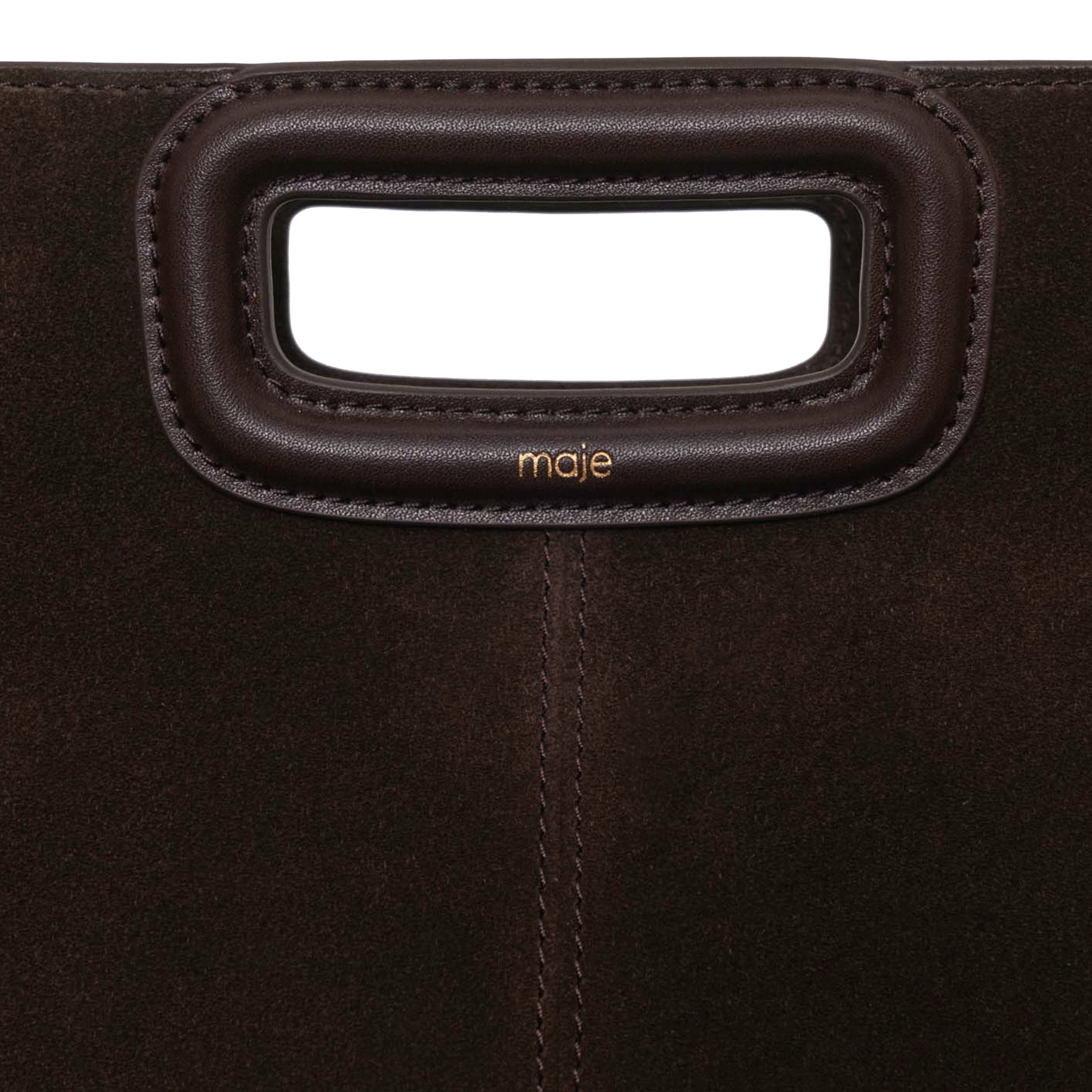 Brieftasche aus Leder MAJE Braun