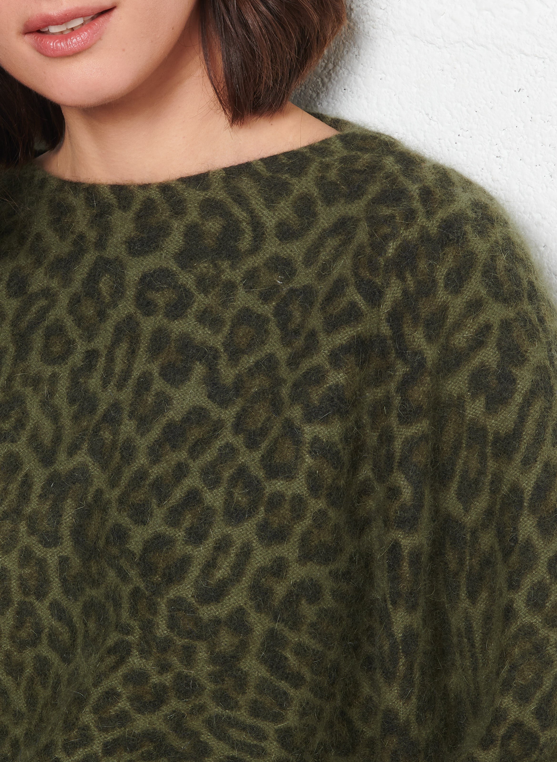 Oversized trui met opstaande kraag BELLEROSE Blauw