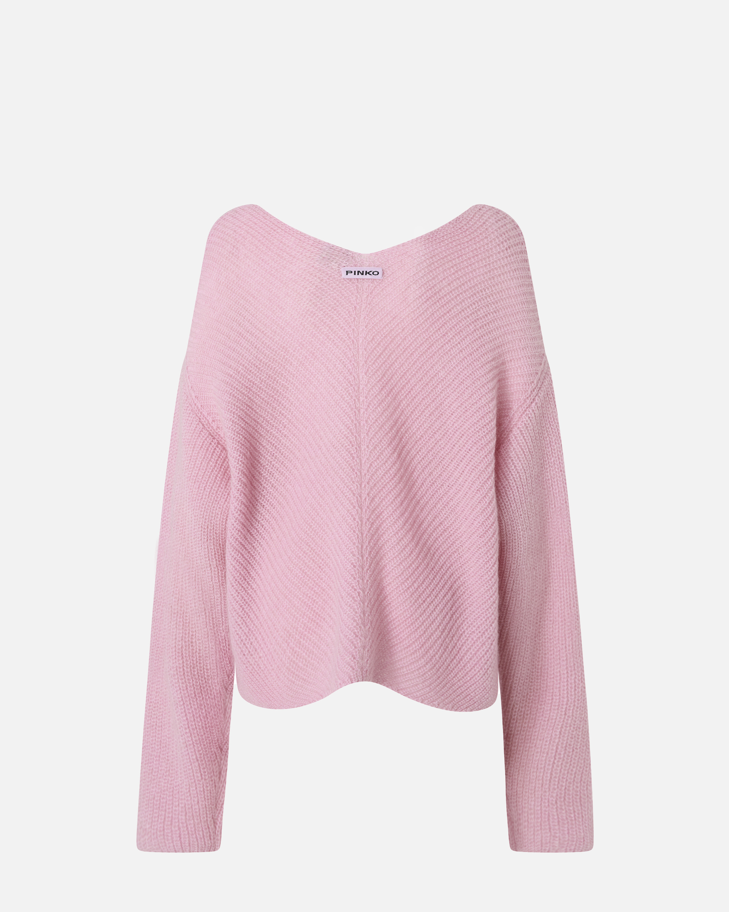 Boat neck sweater PINKO Pink