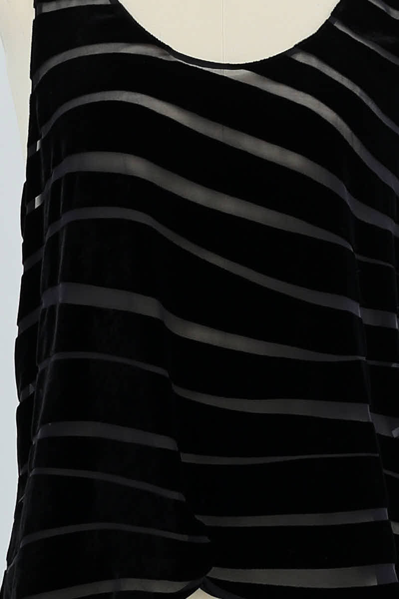 Azawood sleeveless top ARMANI - SECONDE MAIN Black