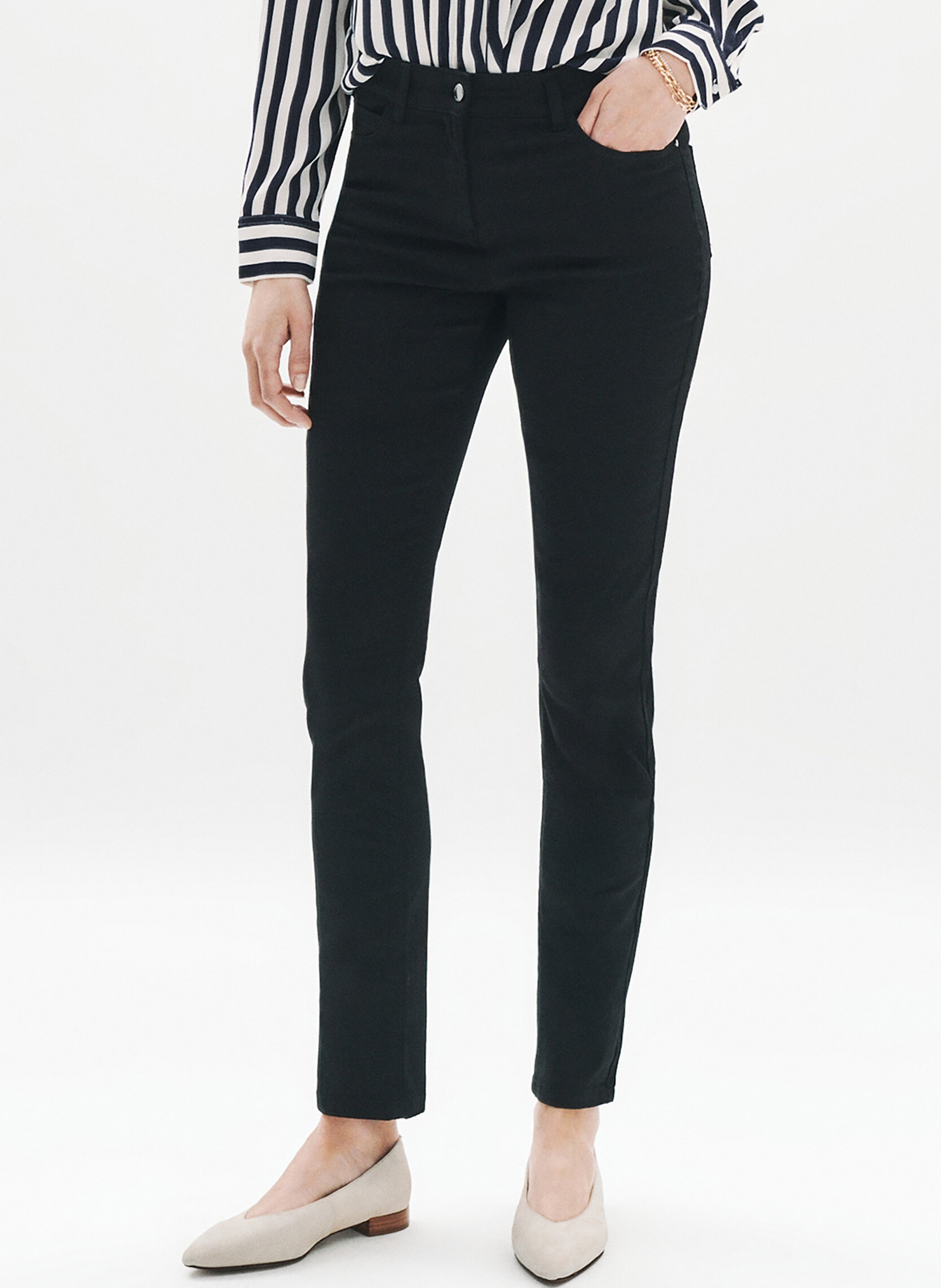 Jean slim taille mi-haute CAROLL Noir