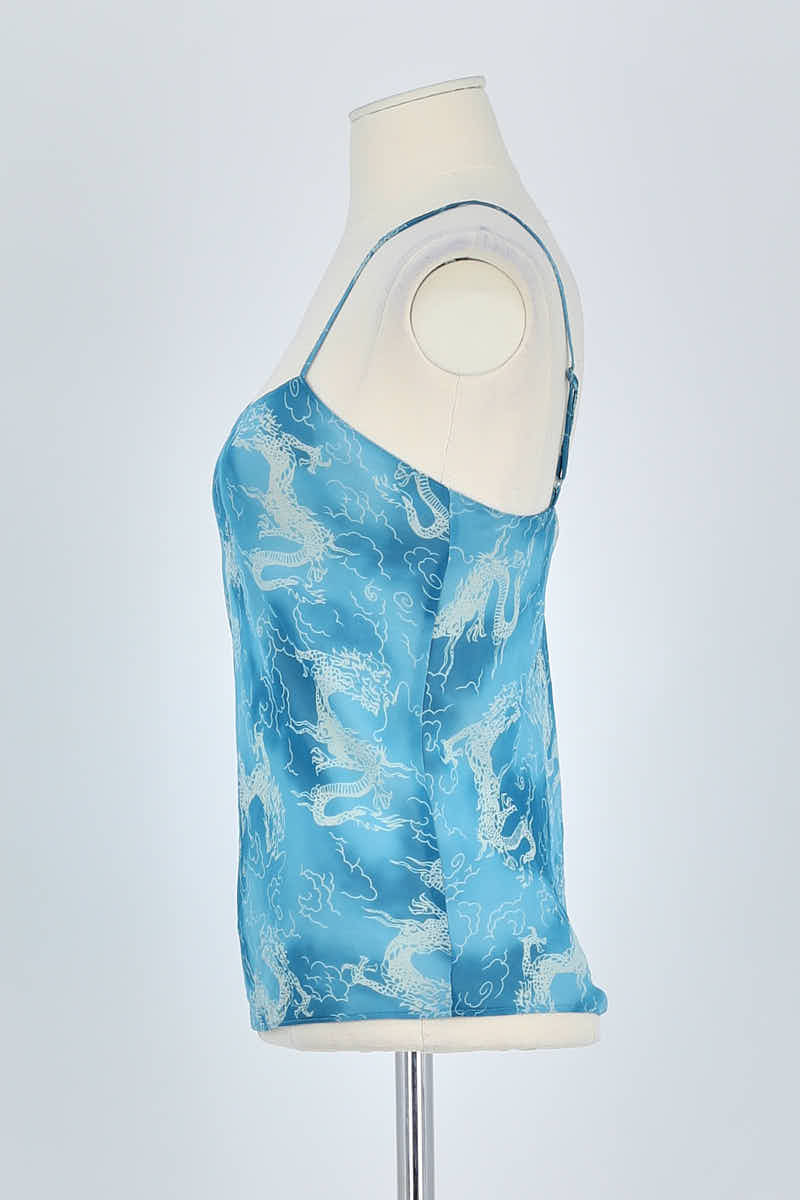 Azawood sleeveless top CALVIN KLEIN - Seconde Main Blue