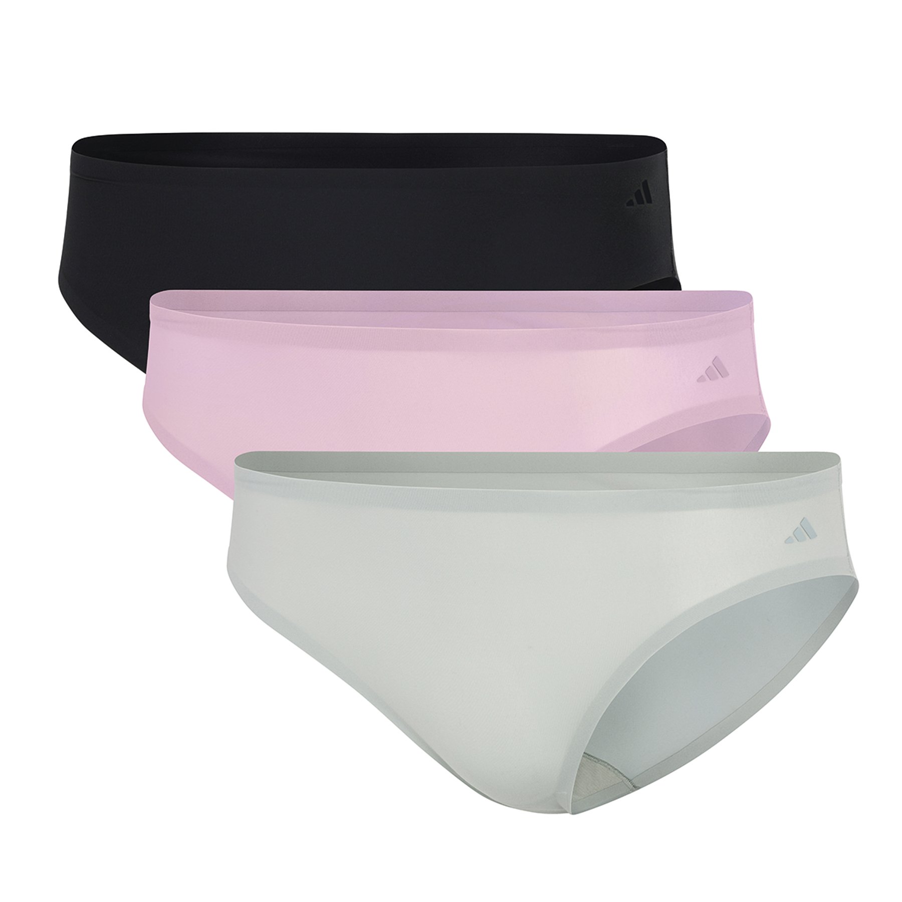 Set of 3 women&#039;s active light flex adidas sport panties ADIDAS UNDERWEAR Silver