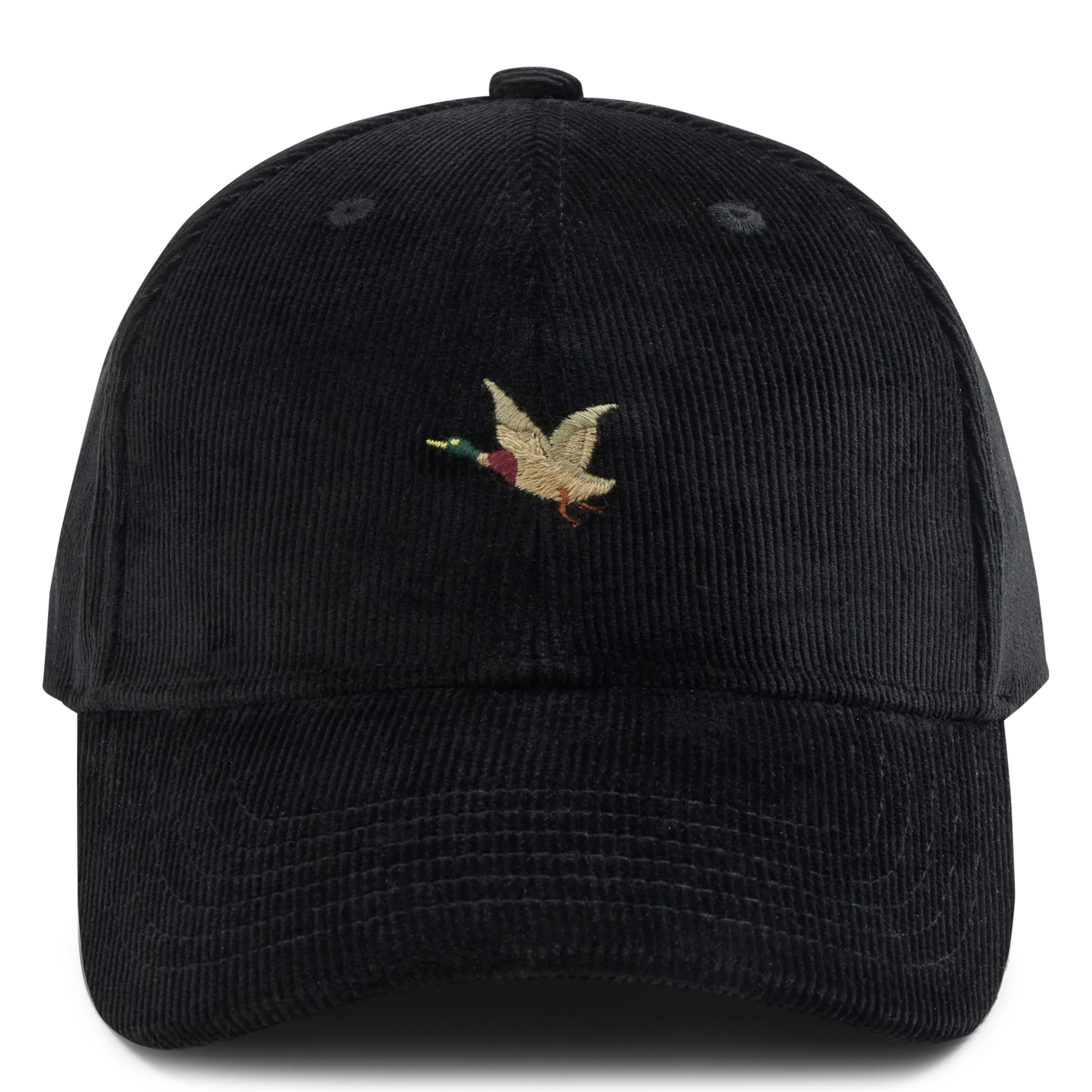 Casquette en coton côtelé CHEVIGNON Noir