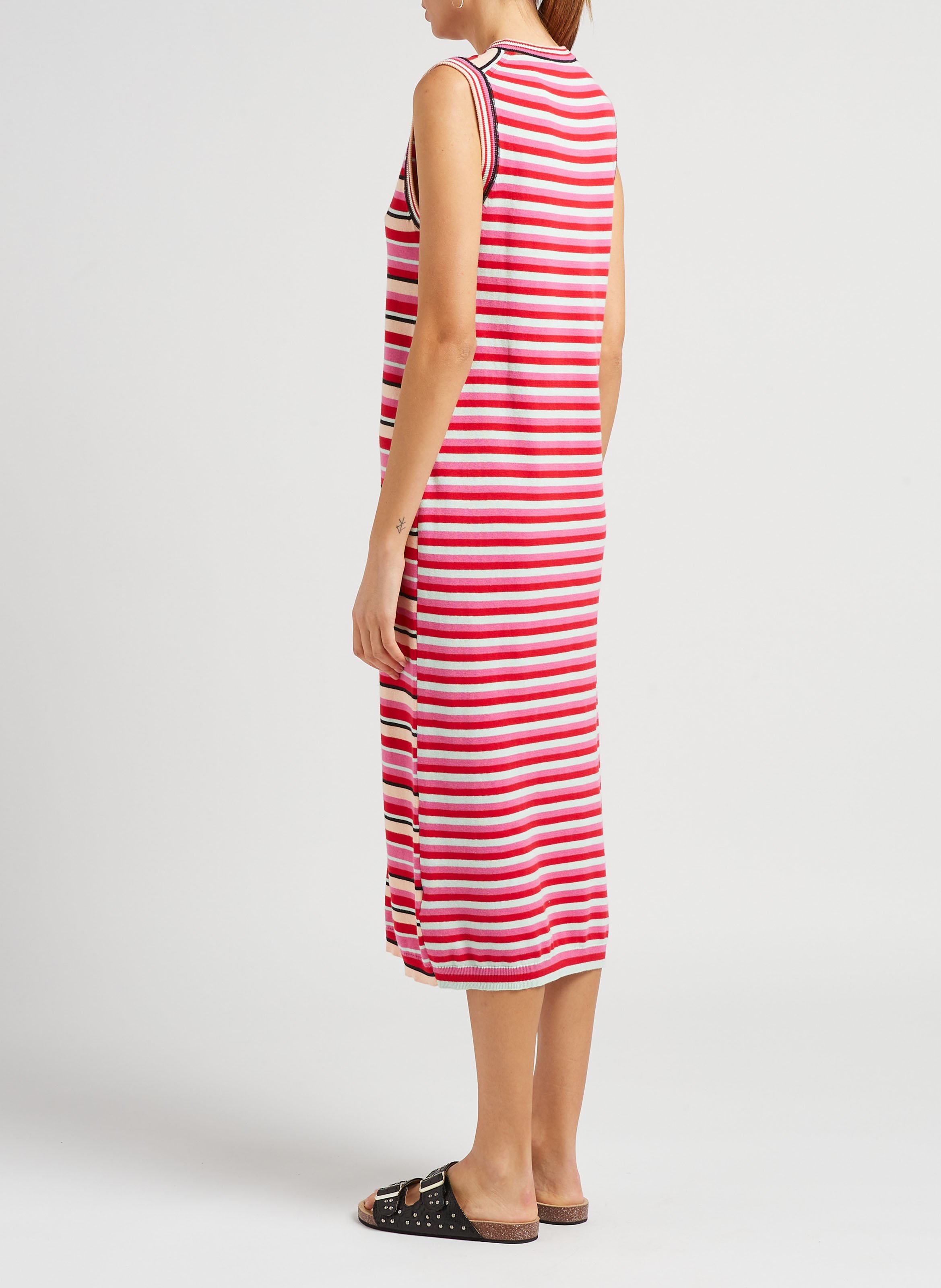 Round-neck sweater dress PAUL SMITH Pink