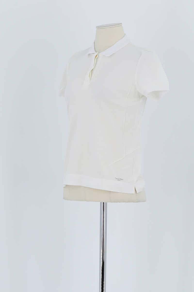 Polo shirt CALVIN KLEIN - Seconde Main White