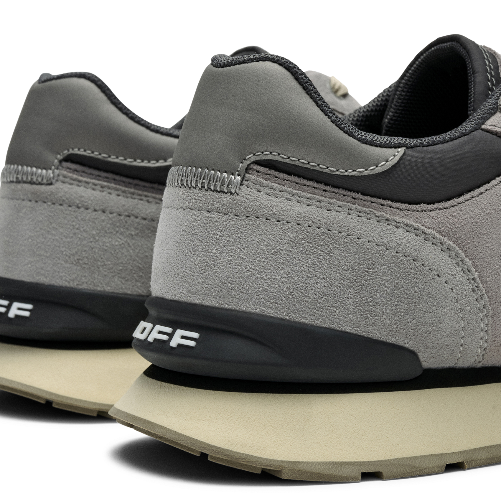 Baskets basses en cuir mélangé HOFF Argent