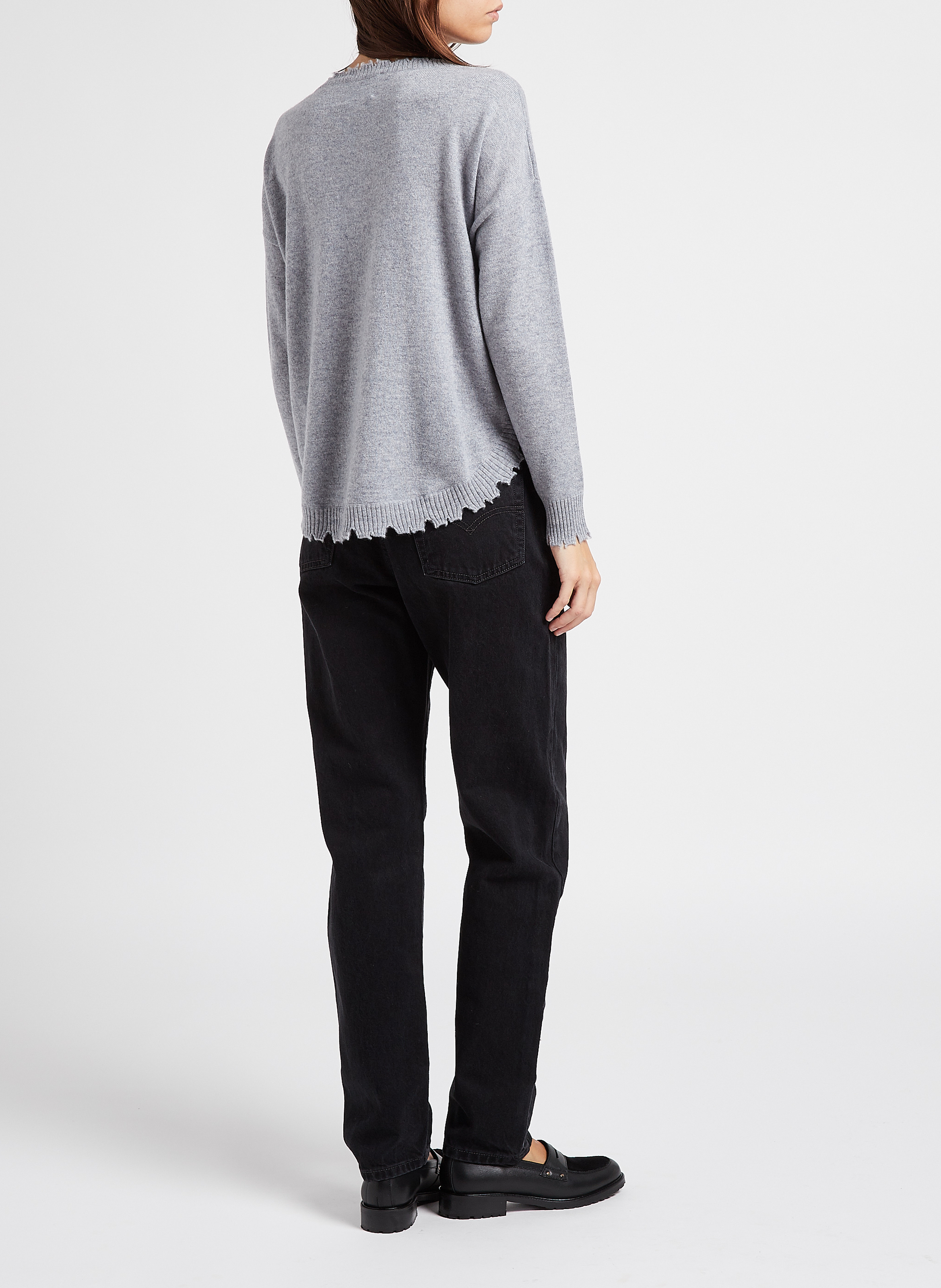 Straight Cut Jeans aus Baumwolle LEVI'S Schwarz