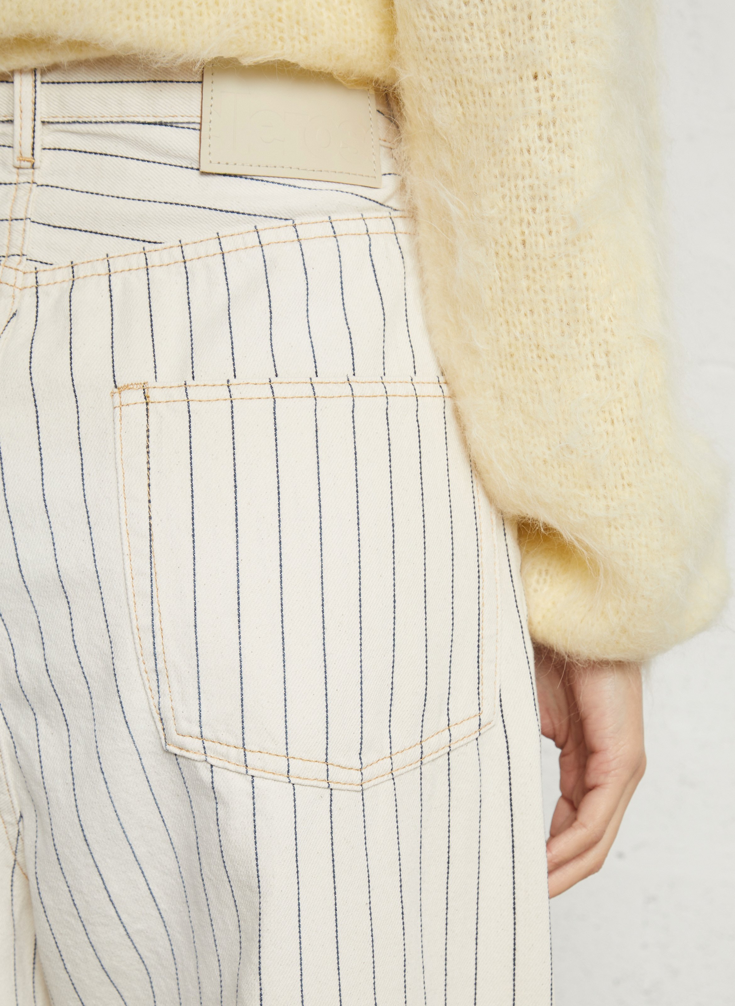 Rechte cardigan met patronen BELLEROSE Blauw