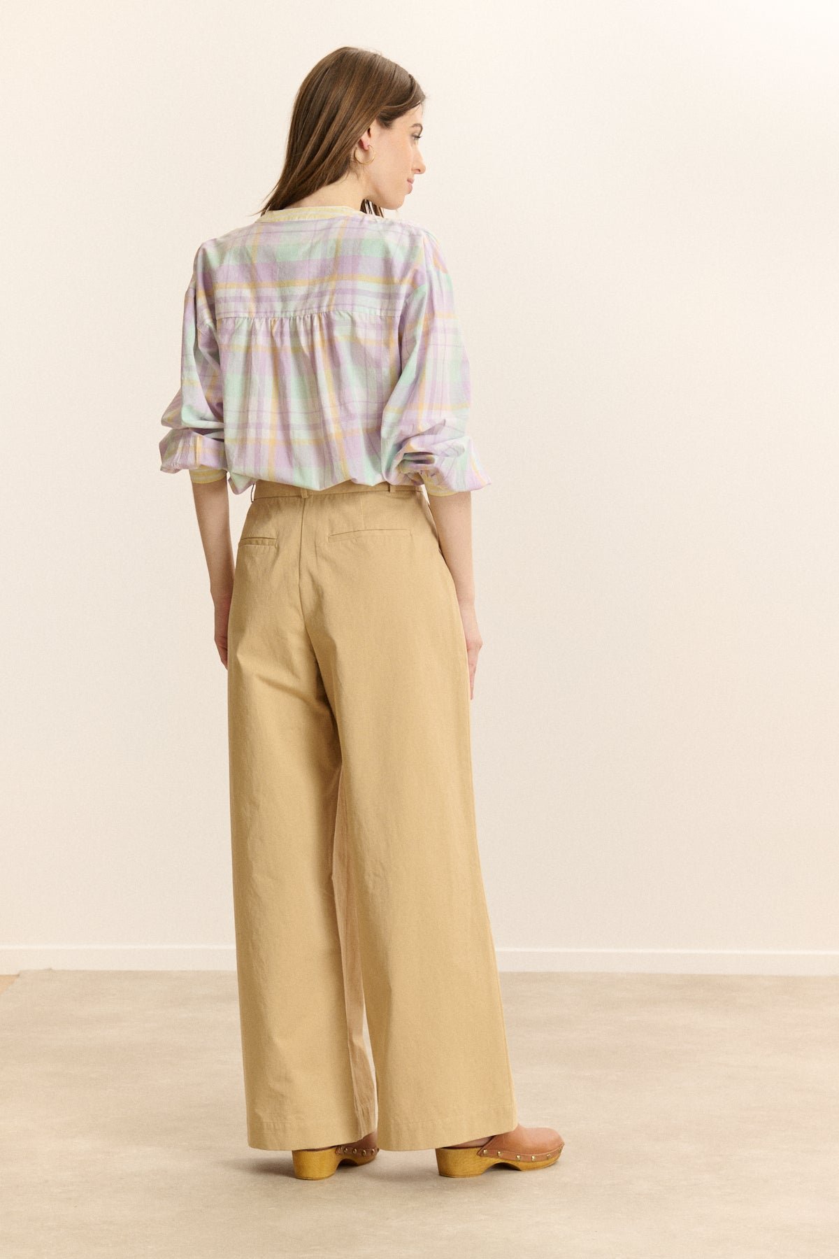Wide pleated trousers  GARANCE PARIS Beige