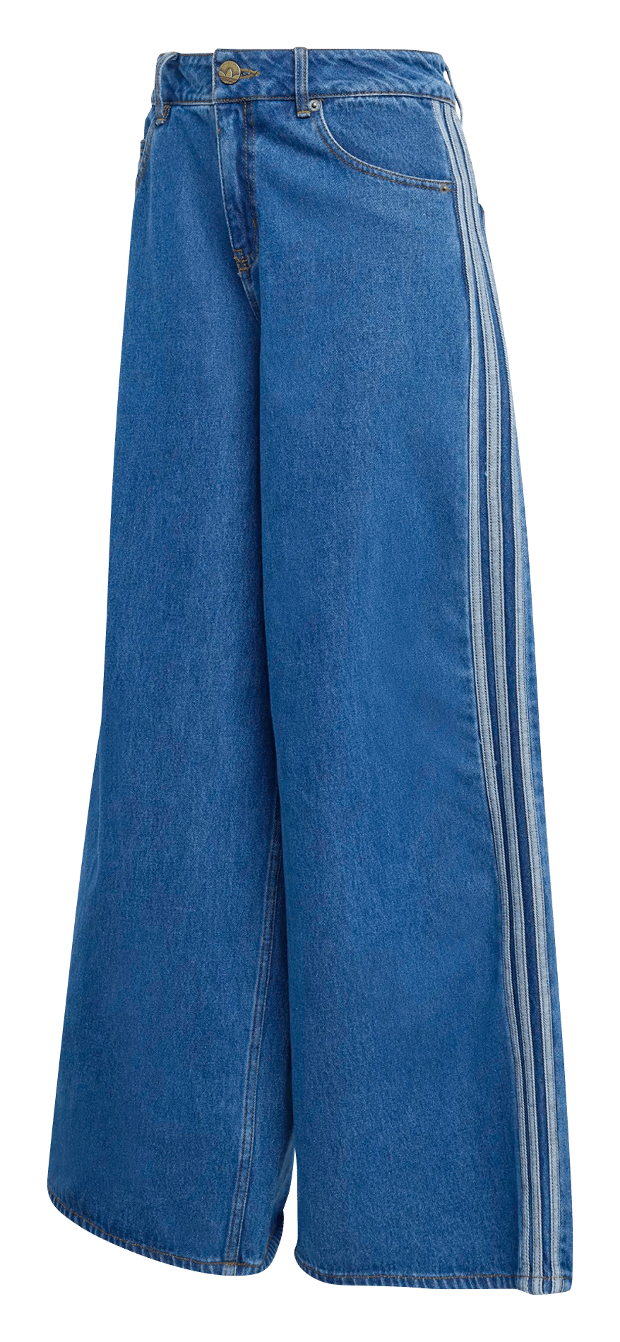 Jean large en coton ADIDAS Bleu