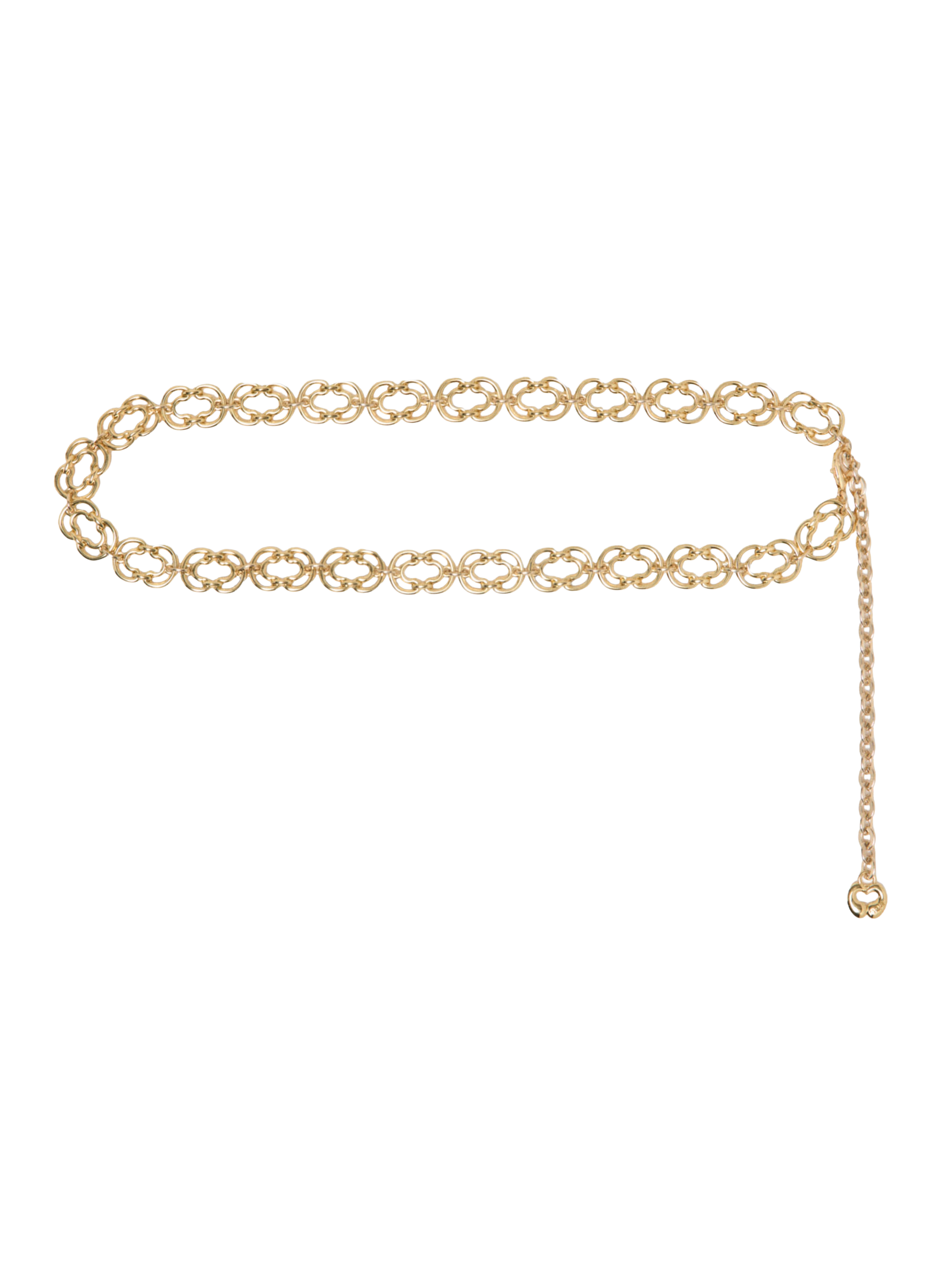 Brass chain belt MAJE Golden