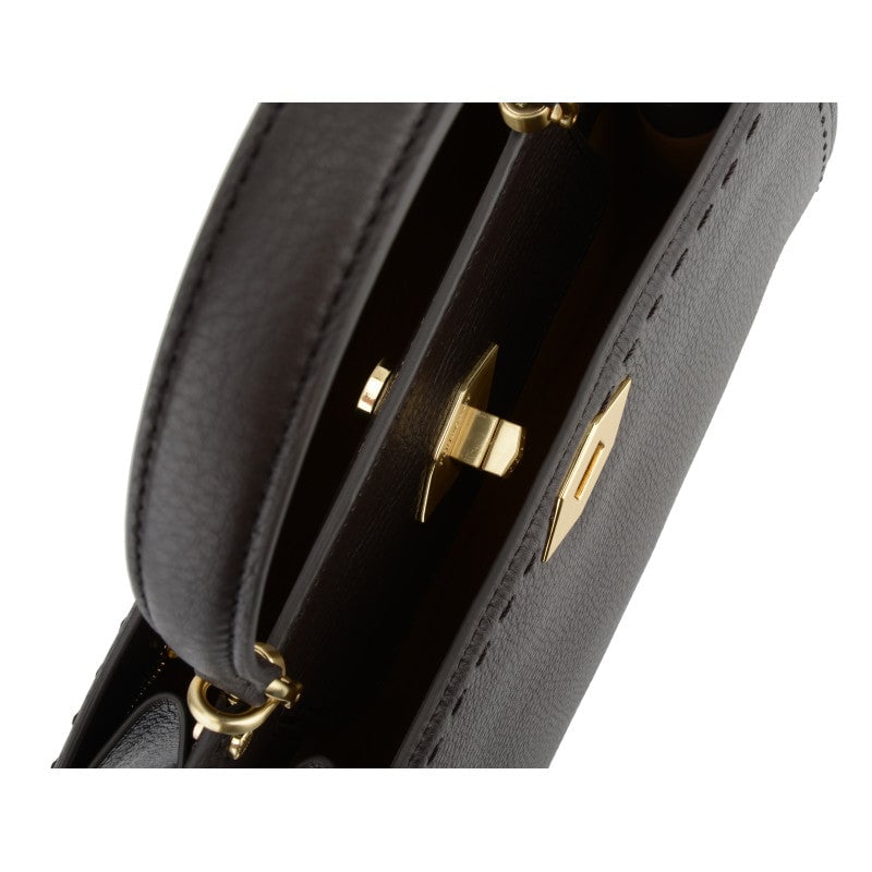 Handbag in calfskin Brown