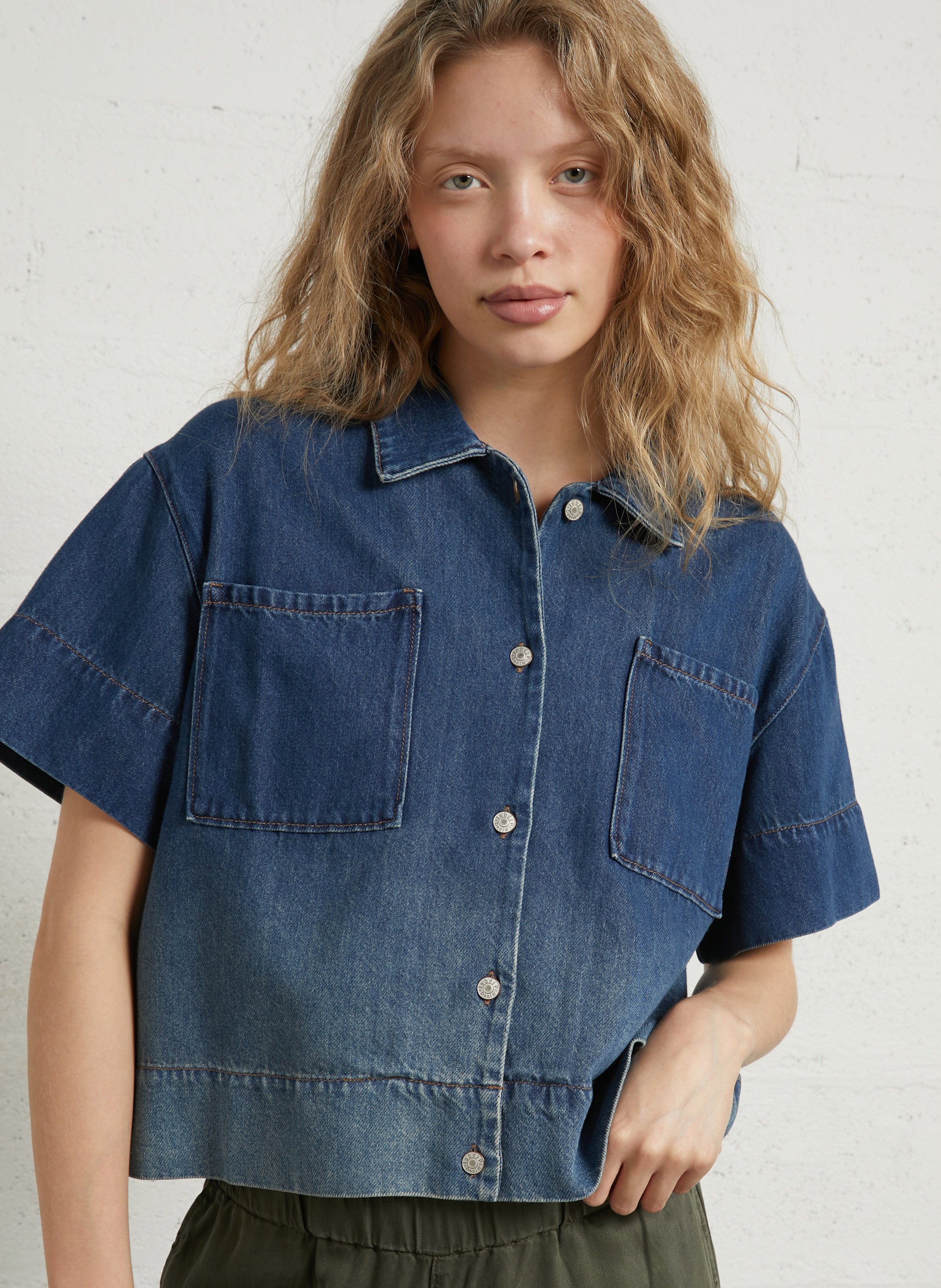 Chemise col classique  LAB DIP Bleu