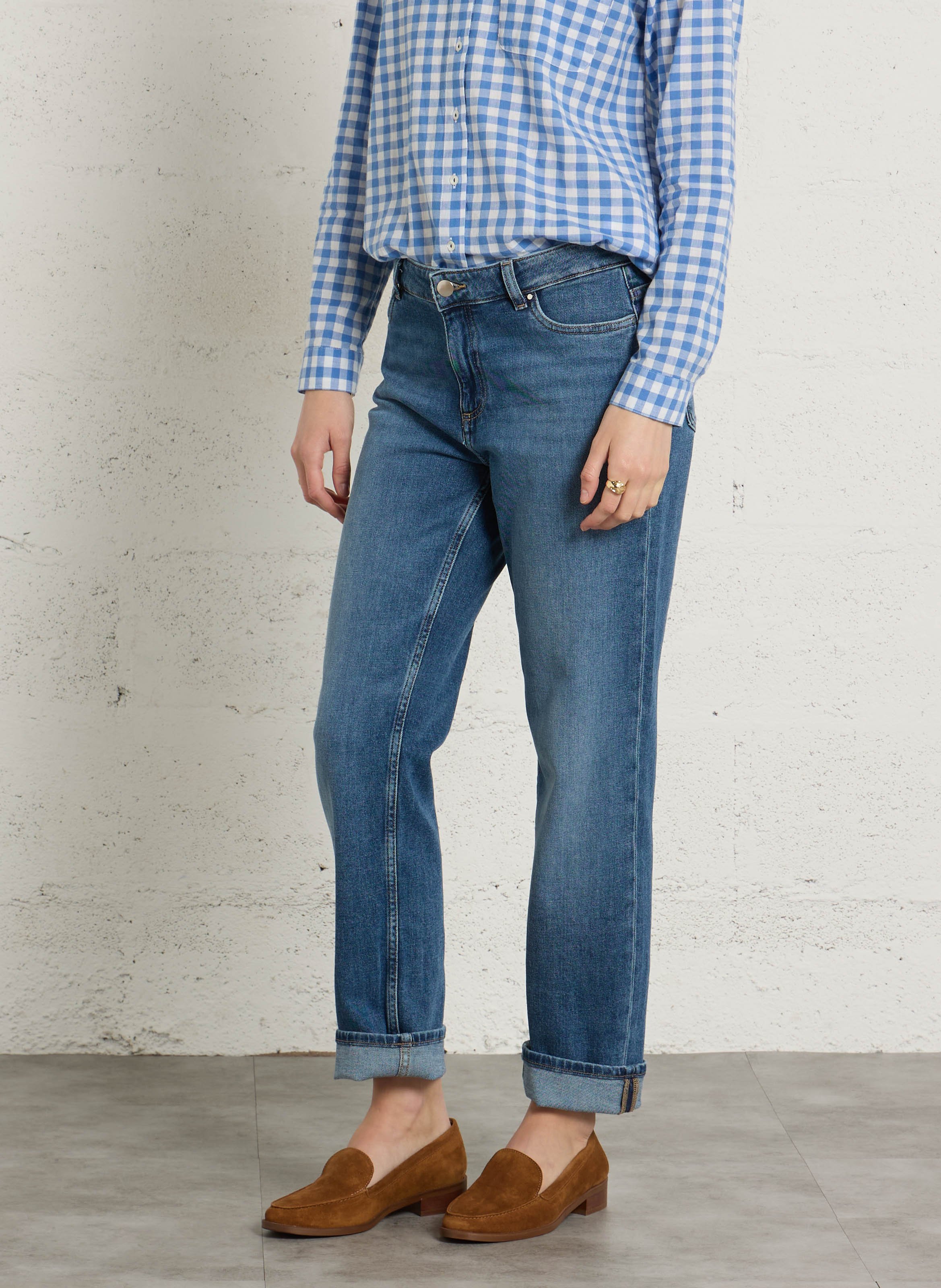 Pantalón recto con dobladillos lisos MAISON 123